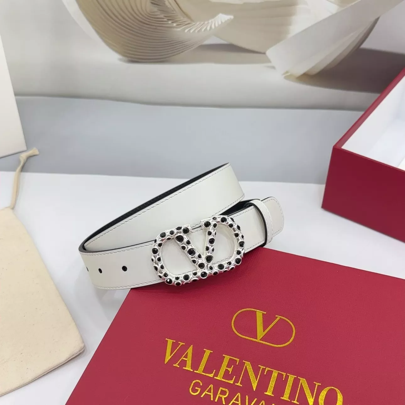 Comfortable 6739 Valentino AAA Quality Belts In 3.0cm For Women