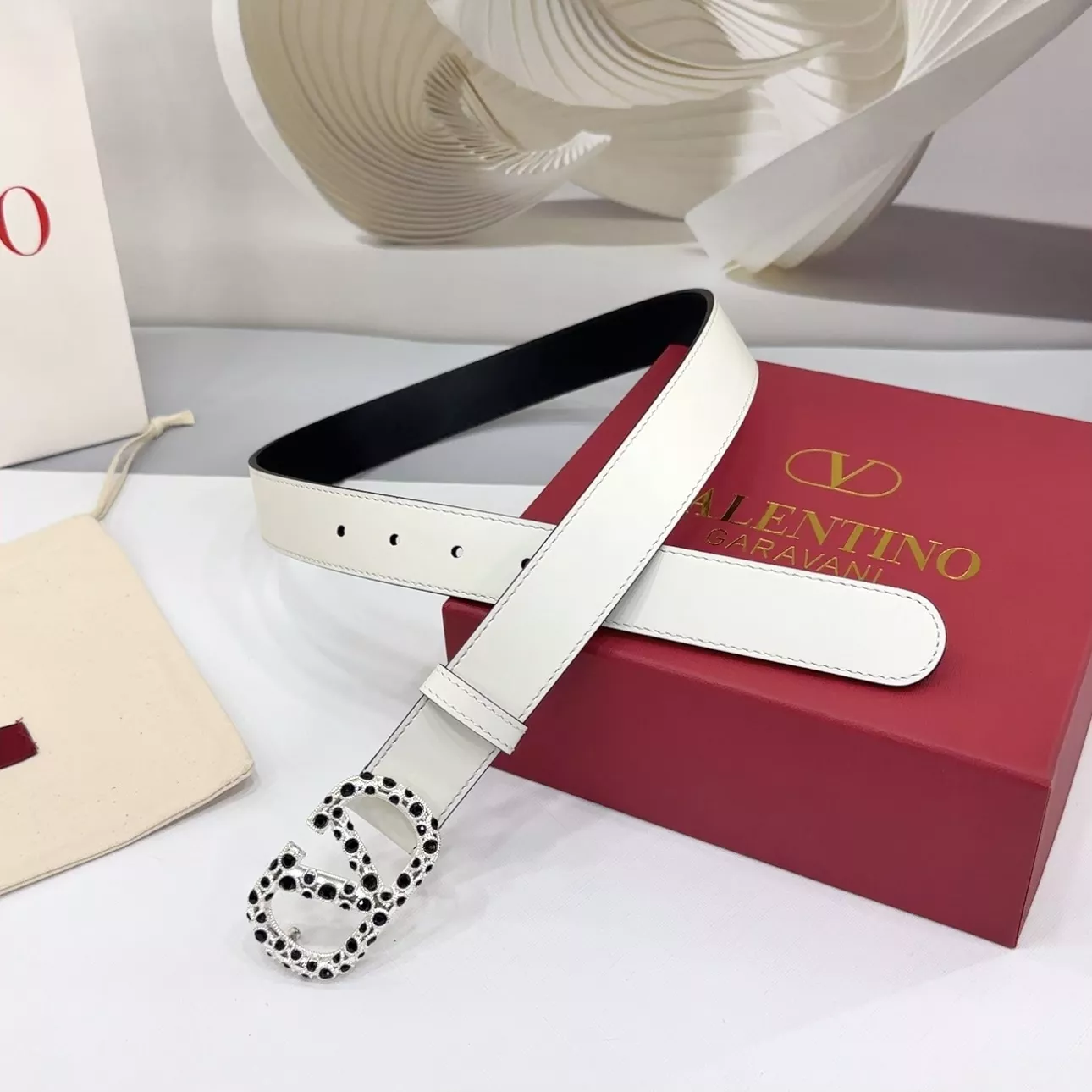 Comfortable 6739 Valentino AAA Quality Belts In 3.0cm For Women