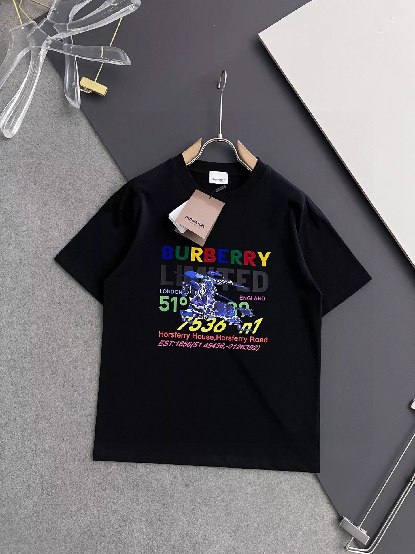 Comfortable 7001 Burberry T-Shirts Short Sleeved For Men