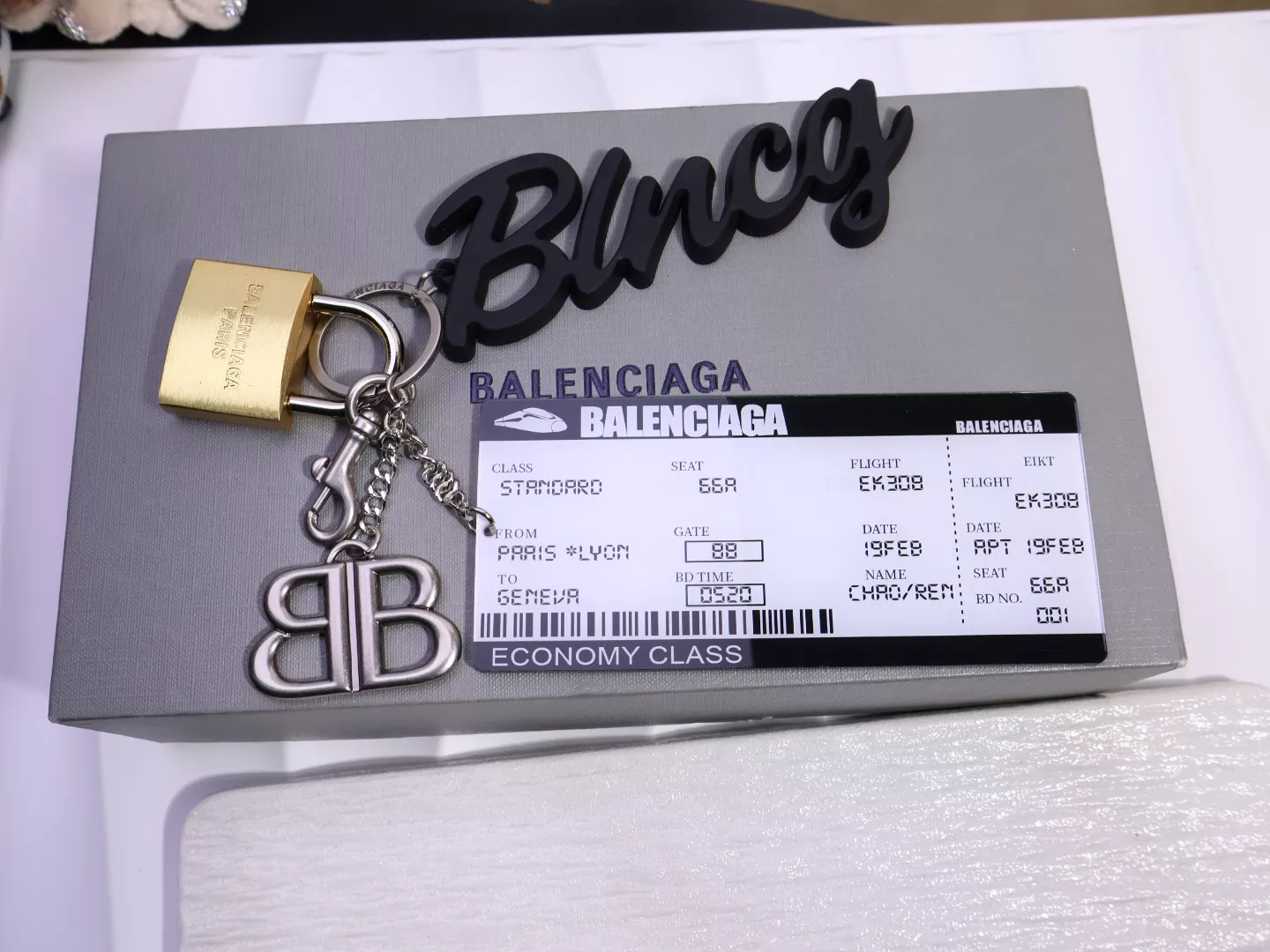 Comfortable 7030 Balenciaga Key Holder And Bag Buckle