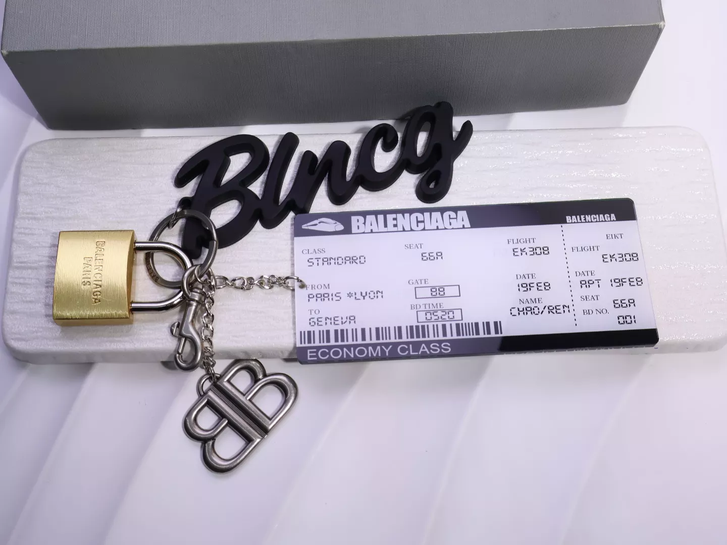 Comfortable 7030 Balenciaga Key Holder And Bag Buckle
