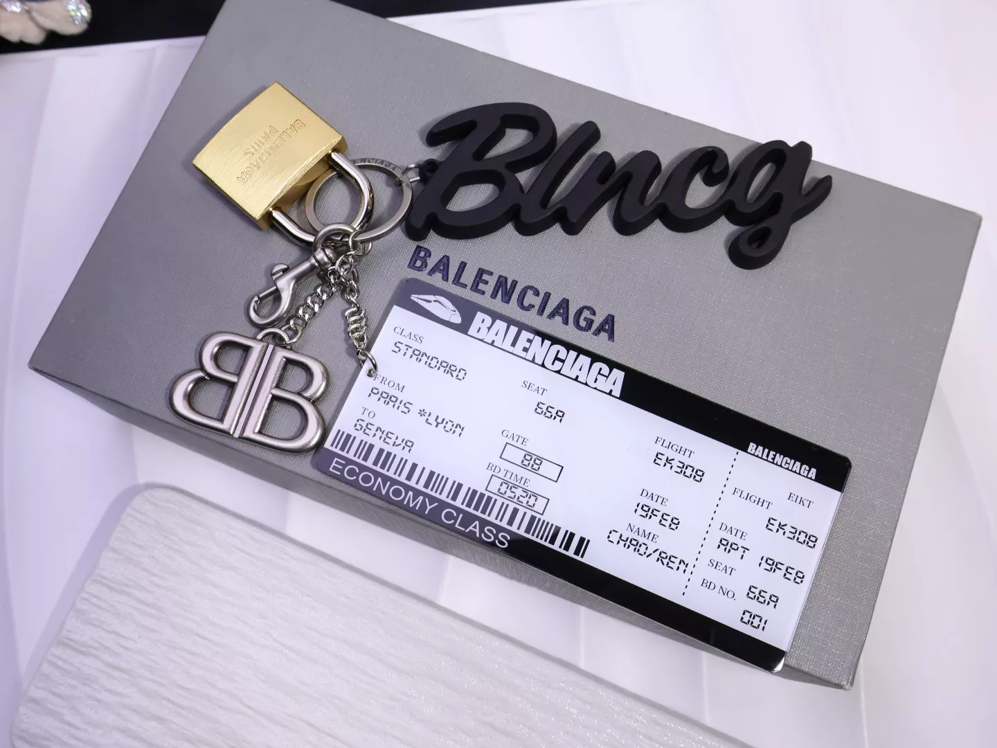 Comfortable 7030 Balenciaga Key Holder And Bag Buckle