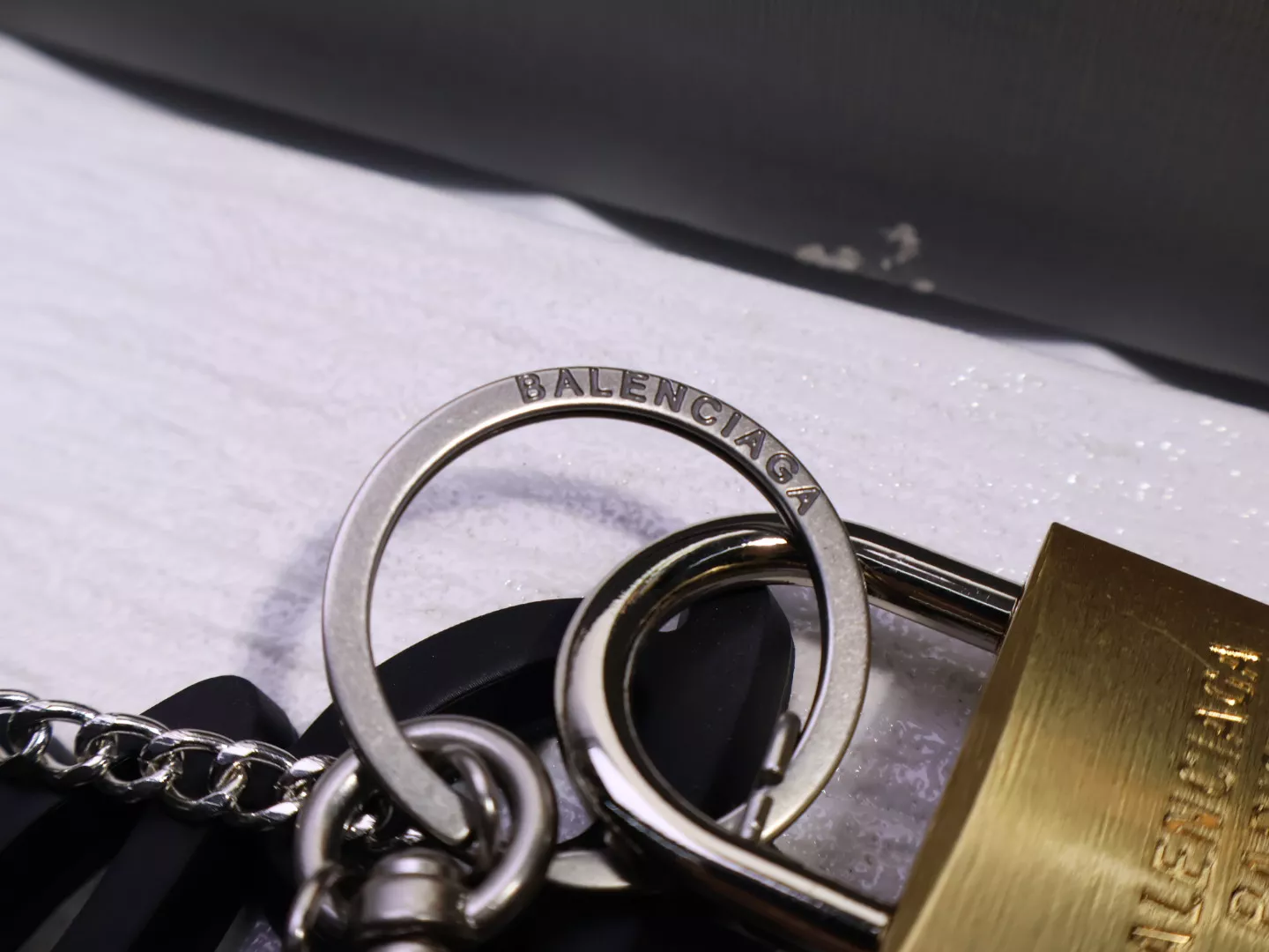 Comfortable 7030 Balenciaga Key Holder And Bag Buckle