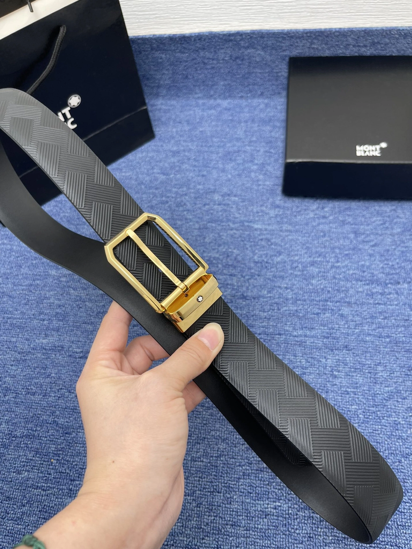 Comfortable 7166 Montblanc AAA Quality Belts For Men