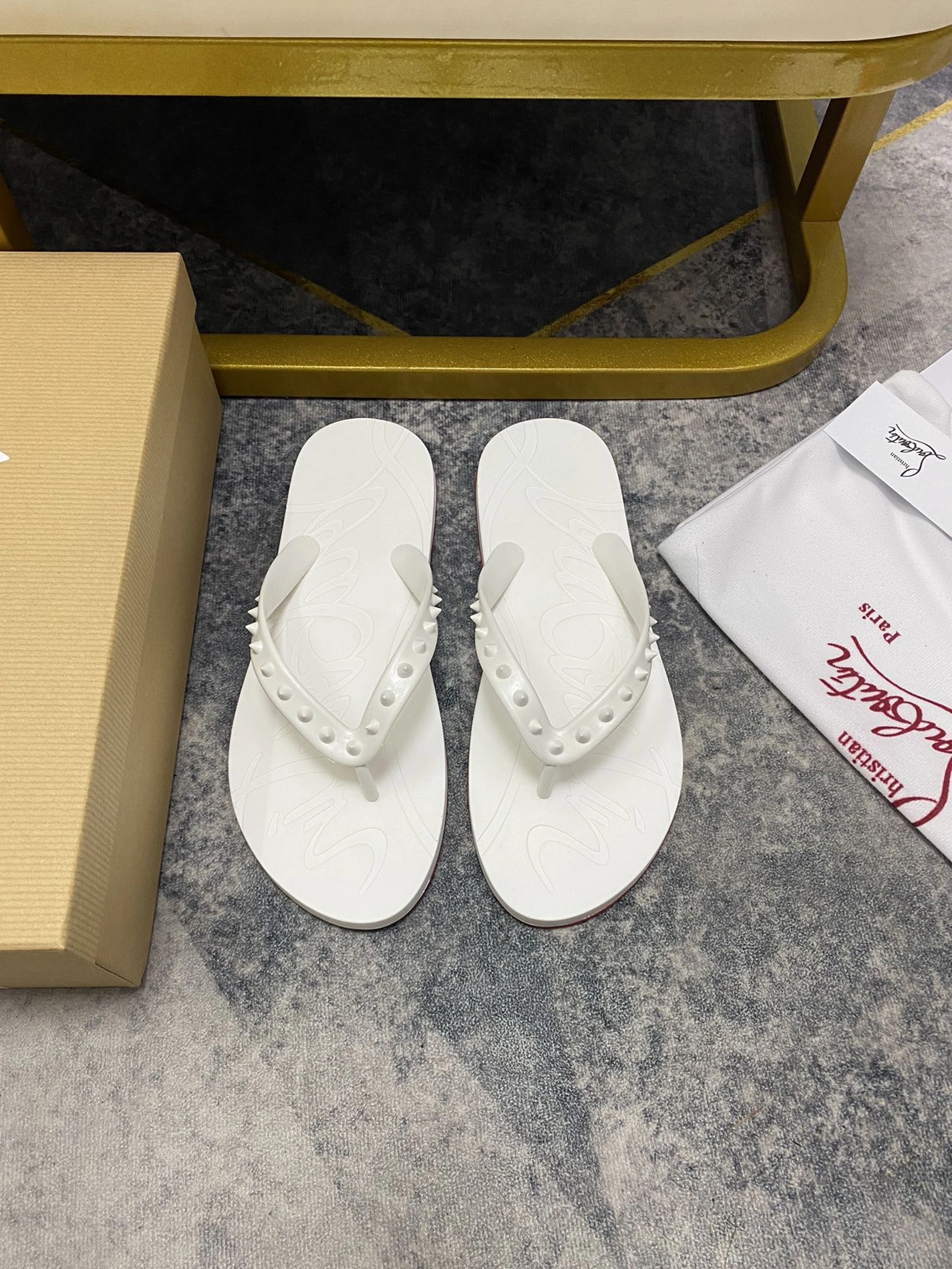Comfortable 7229 Christian Louboutin CL Slippers For Men