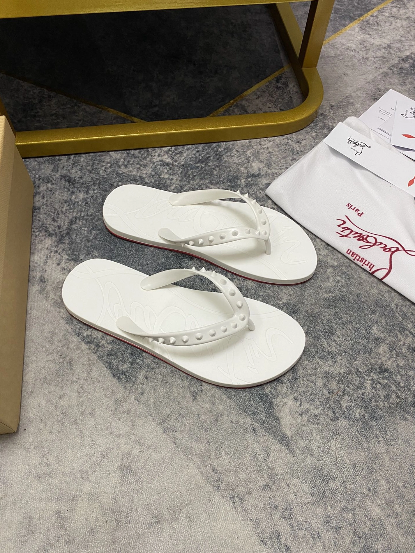 Comfortable 7229 Christian Louboutin CL Slippers For Men