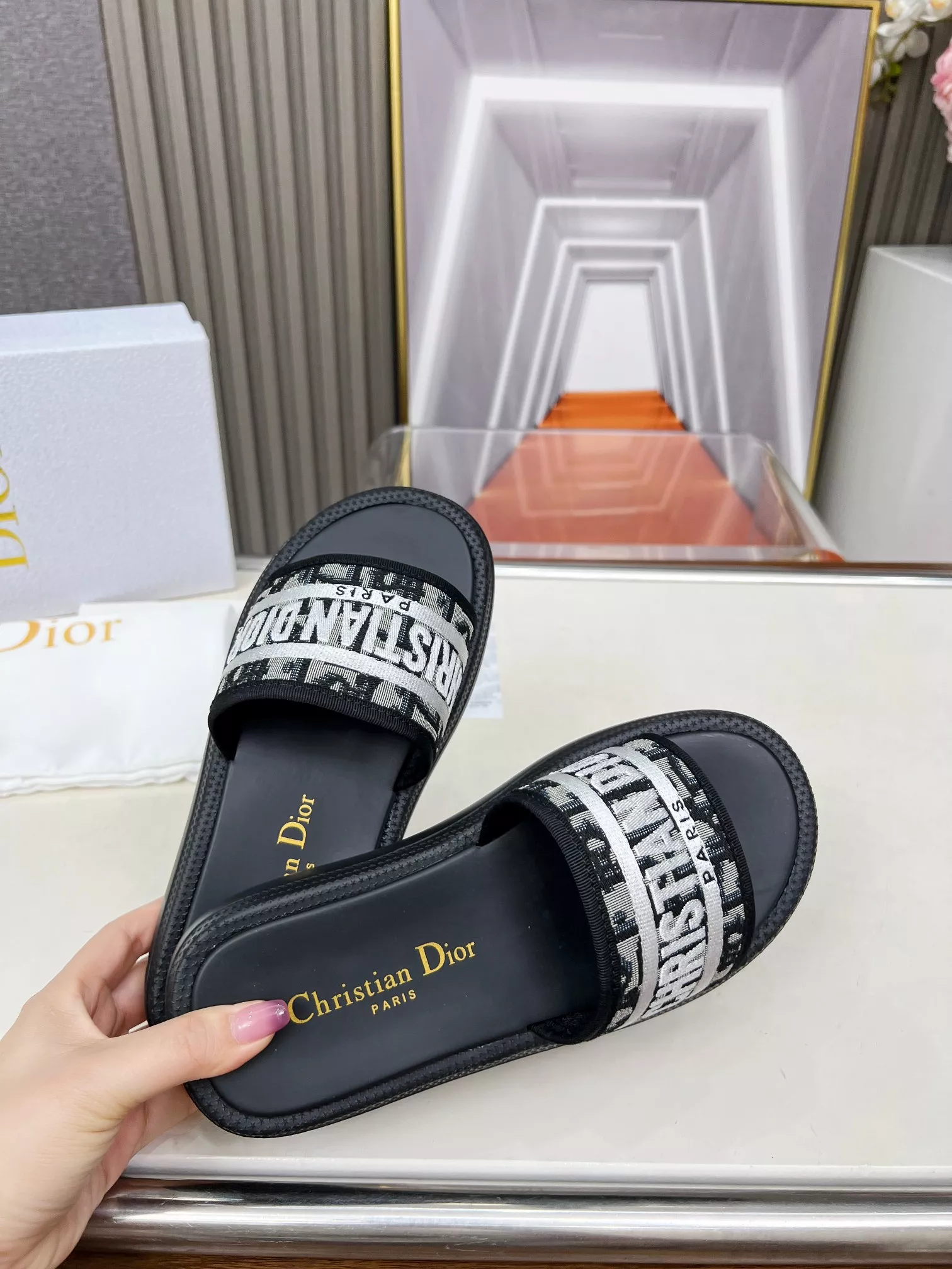 Comfortable 7269 Christian Dior Slippers For Women