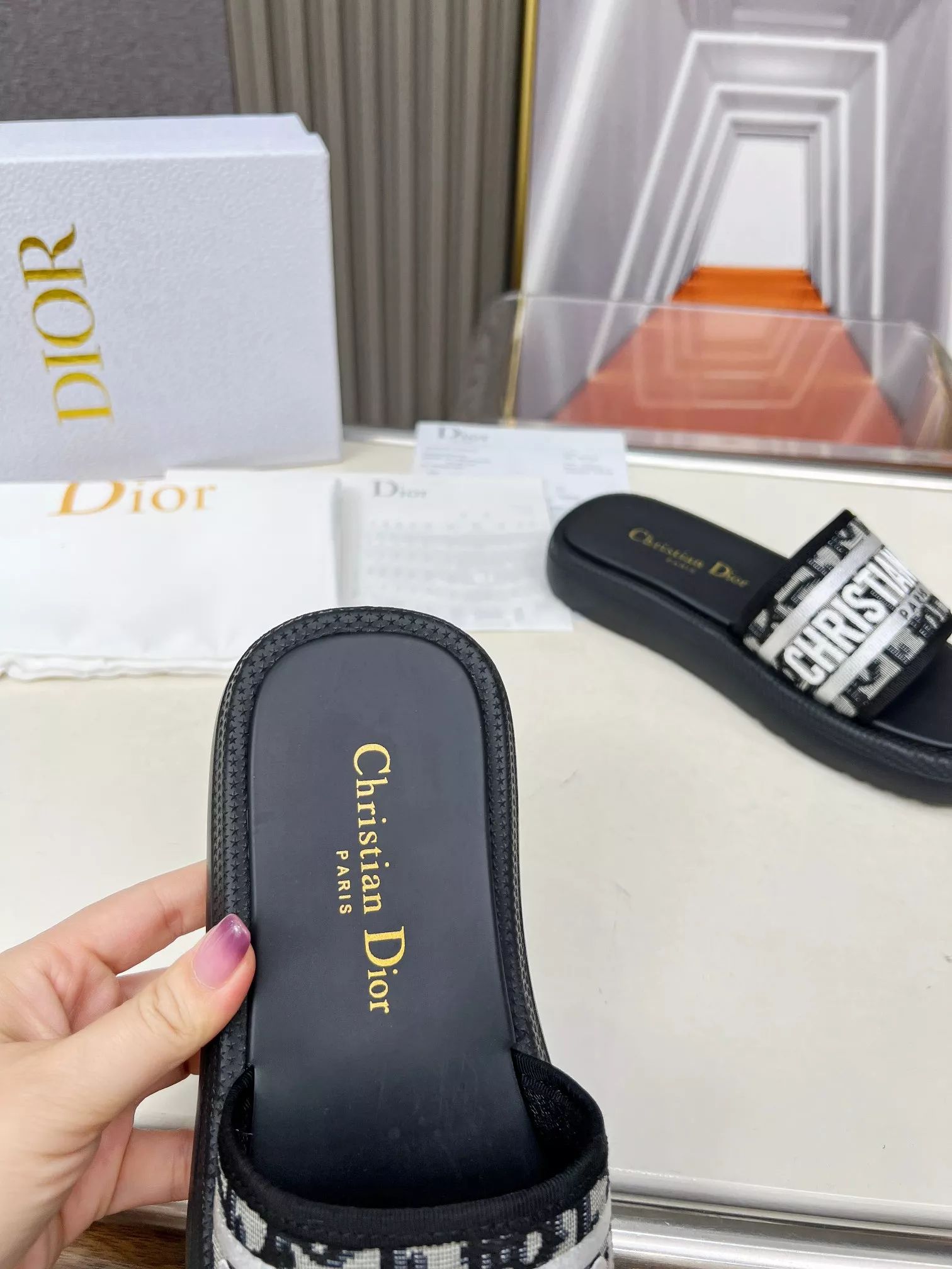 Comfortable 7269 Christian Dior Slippers For Women