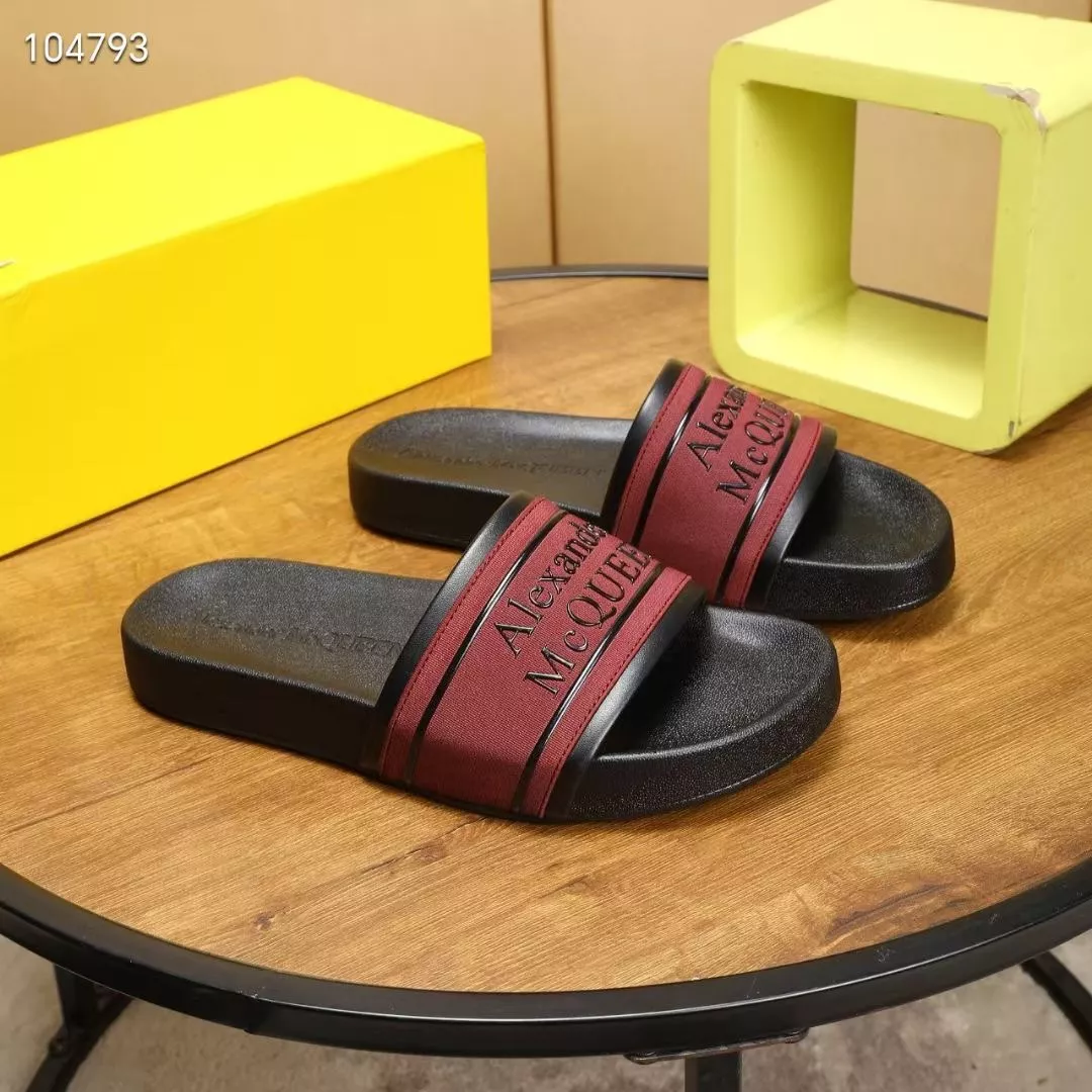 Comfortable 7344 Alexander McQueen Slippers For Men