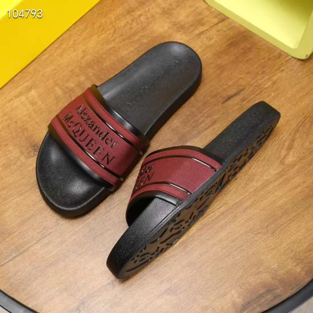 Comfortable 7344 Alexander McQueen Slippers For Men