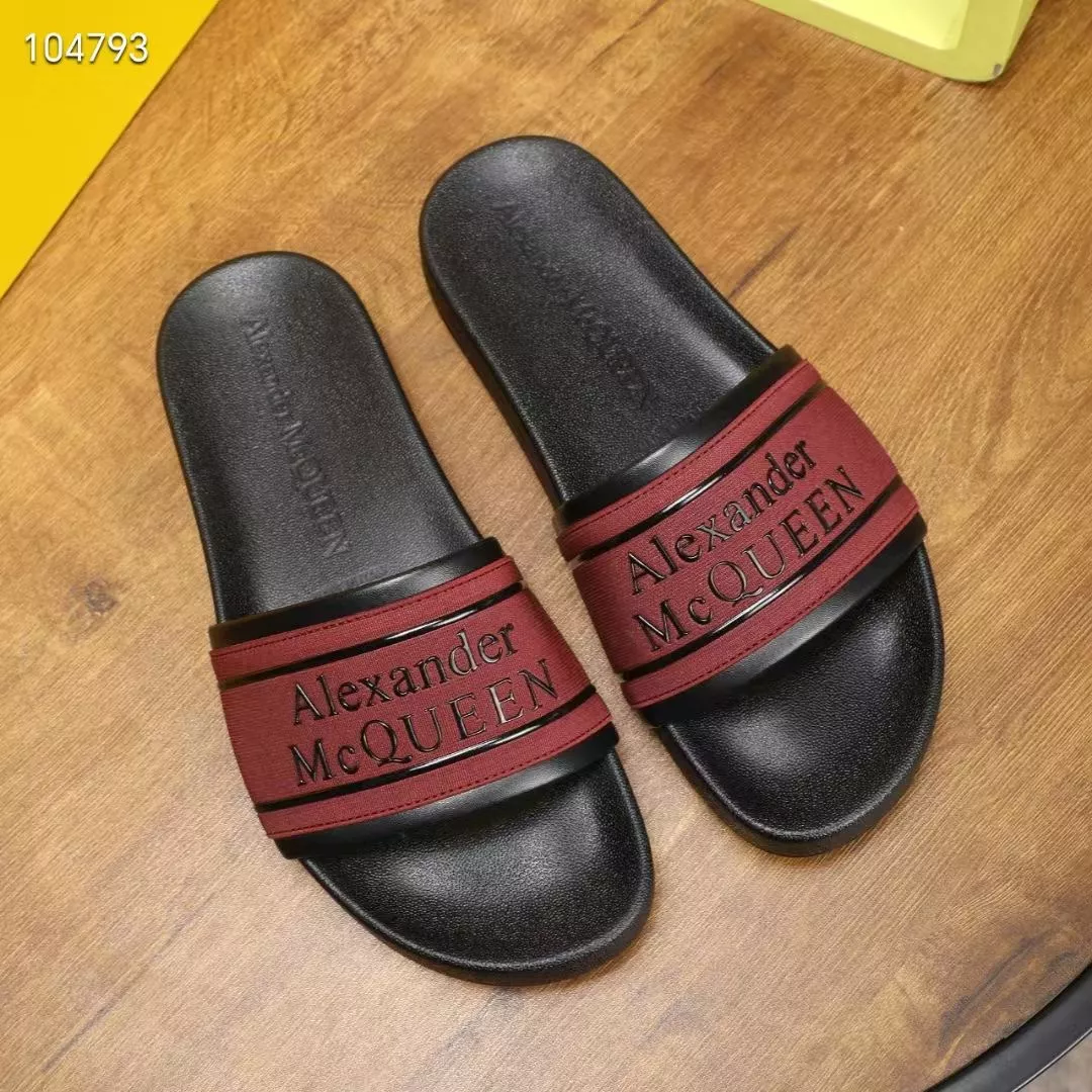 Comfortable 7344 Alexander McQueen Slippers For Men