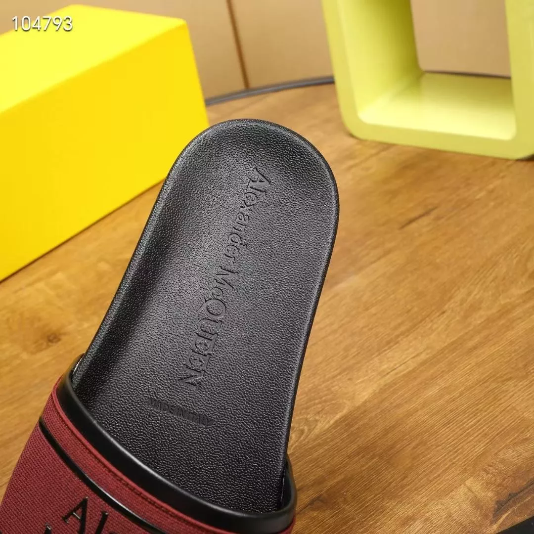 Comfortable 7344 Alexander McQueen Slippers For Men