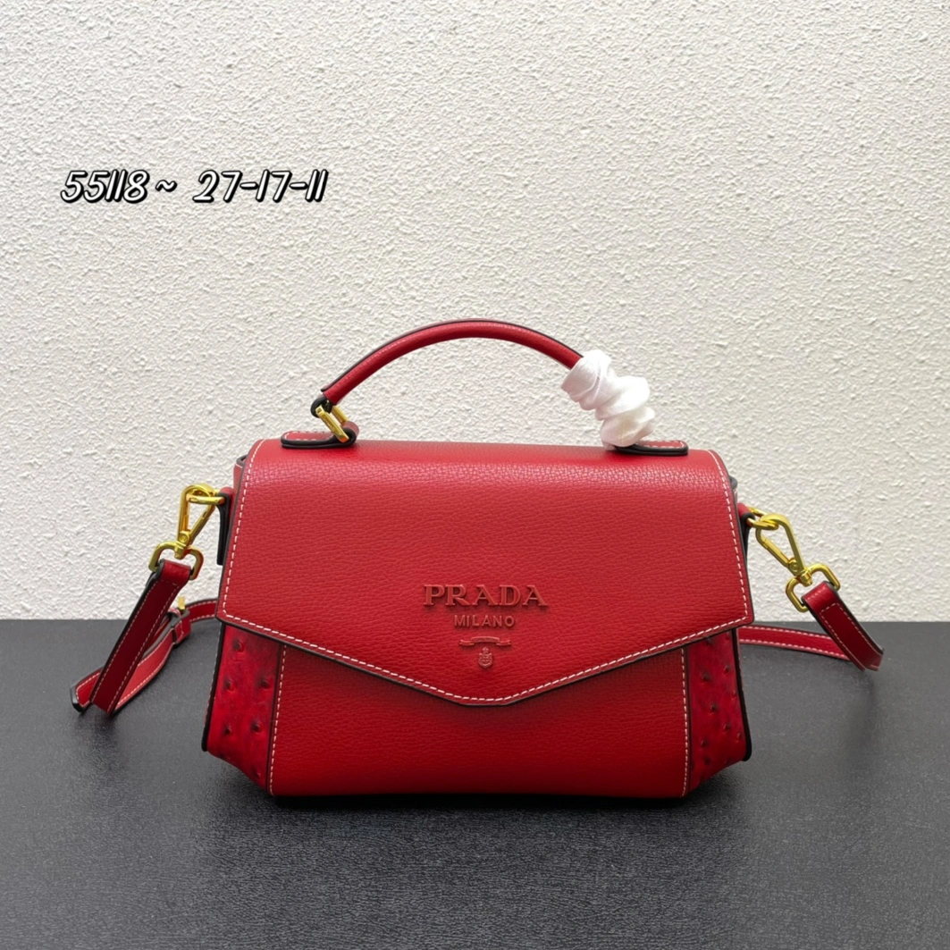 Comfortable 7371 Prada AAA Quality Messenger Bags For Women