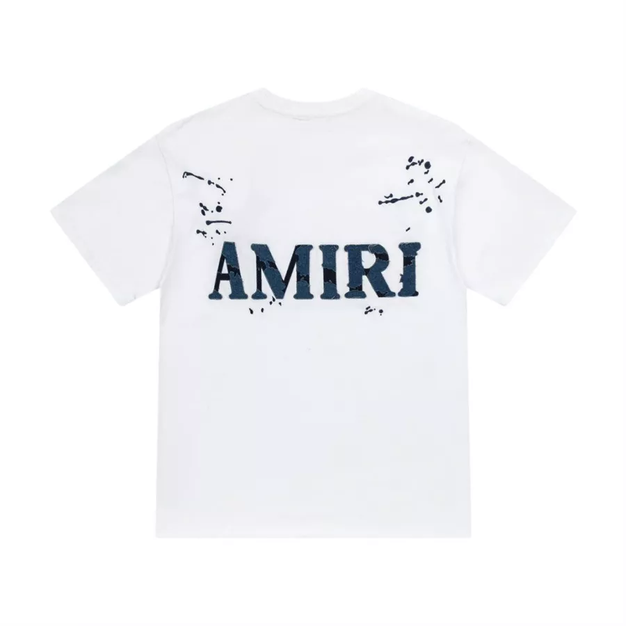 Comfortable 7456 Amiri T-Shirts Short Sleeved For Unisex