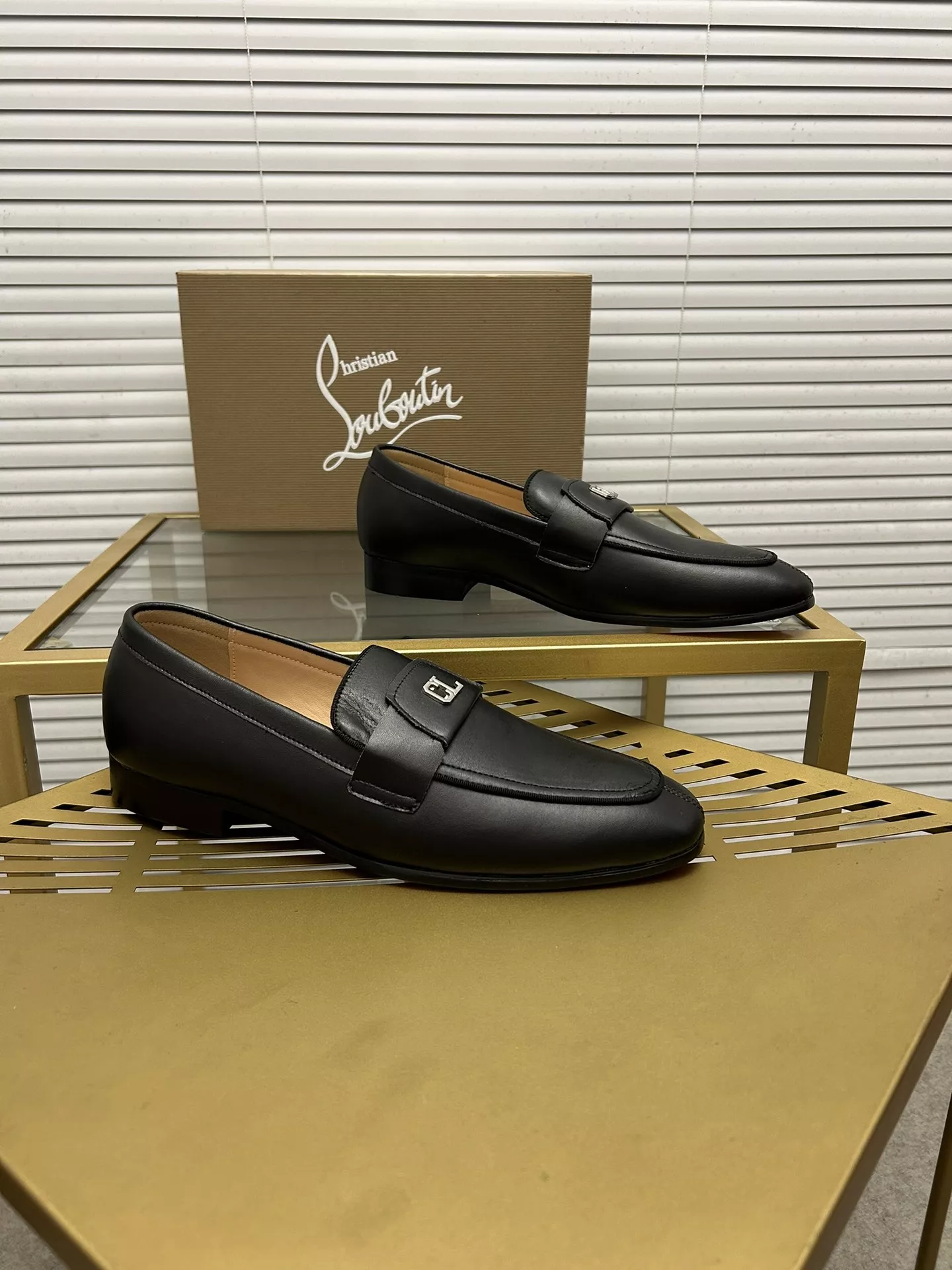 Comfortable 7467 Christian Louboutin Leather Shoes For Men