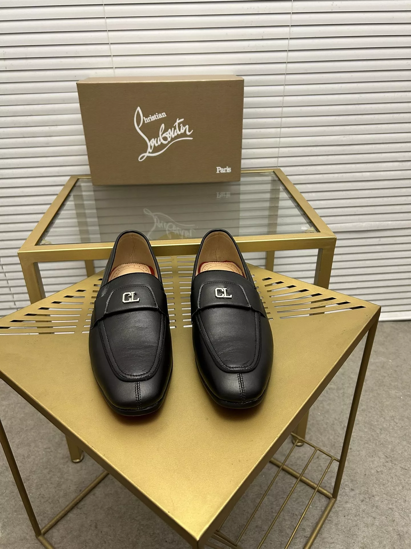 Comfortable 7467 Christian Louboutin Leather Shoes For Men