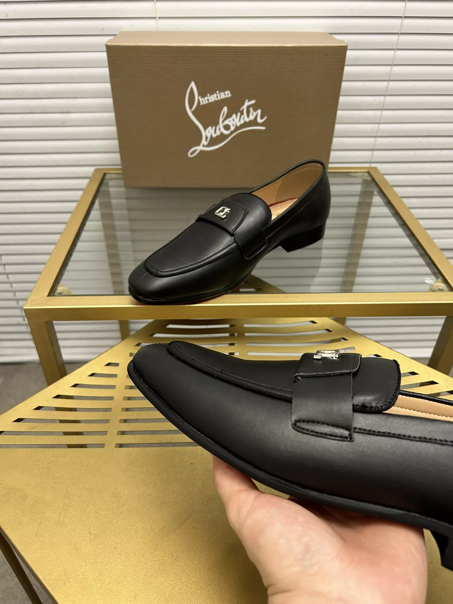 Comfortable 7467 Christian Louboutin Leather Shoes For Men