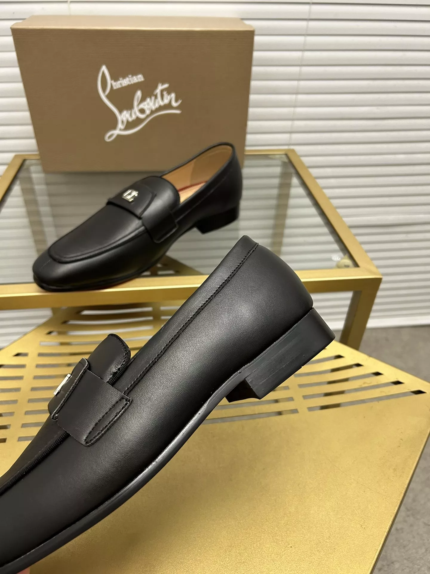 Comfortable 7467 Christian Louboutin Leather Shoes For Men