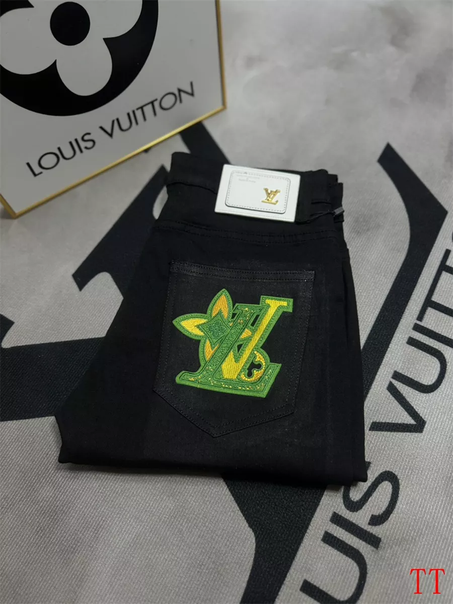 Comfortable 7609 Louis Vuitton LV Jeans For Men