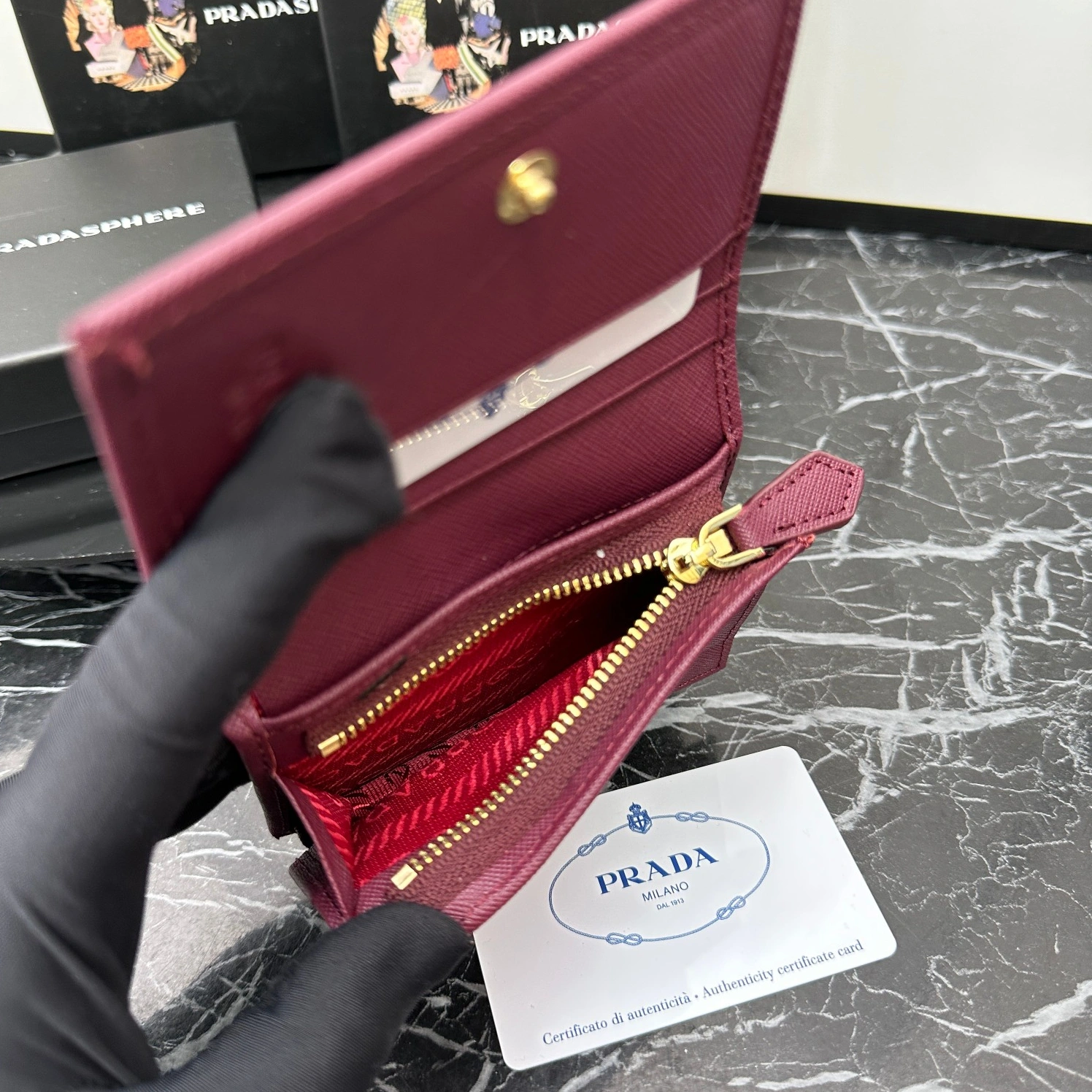 Comfortable 7636 Prada Wallets For Women