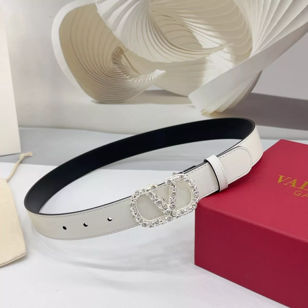 Comfortable 7687 Valentino AAA Quality Belts In 3.0cm For Women