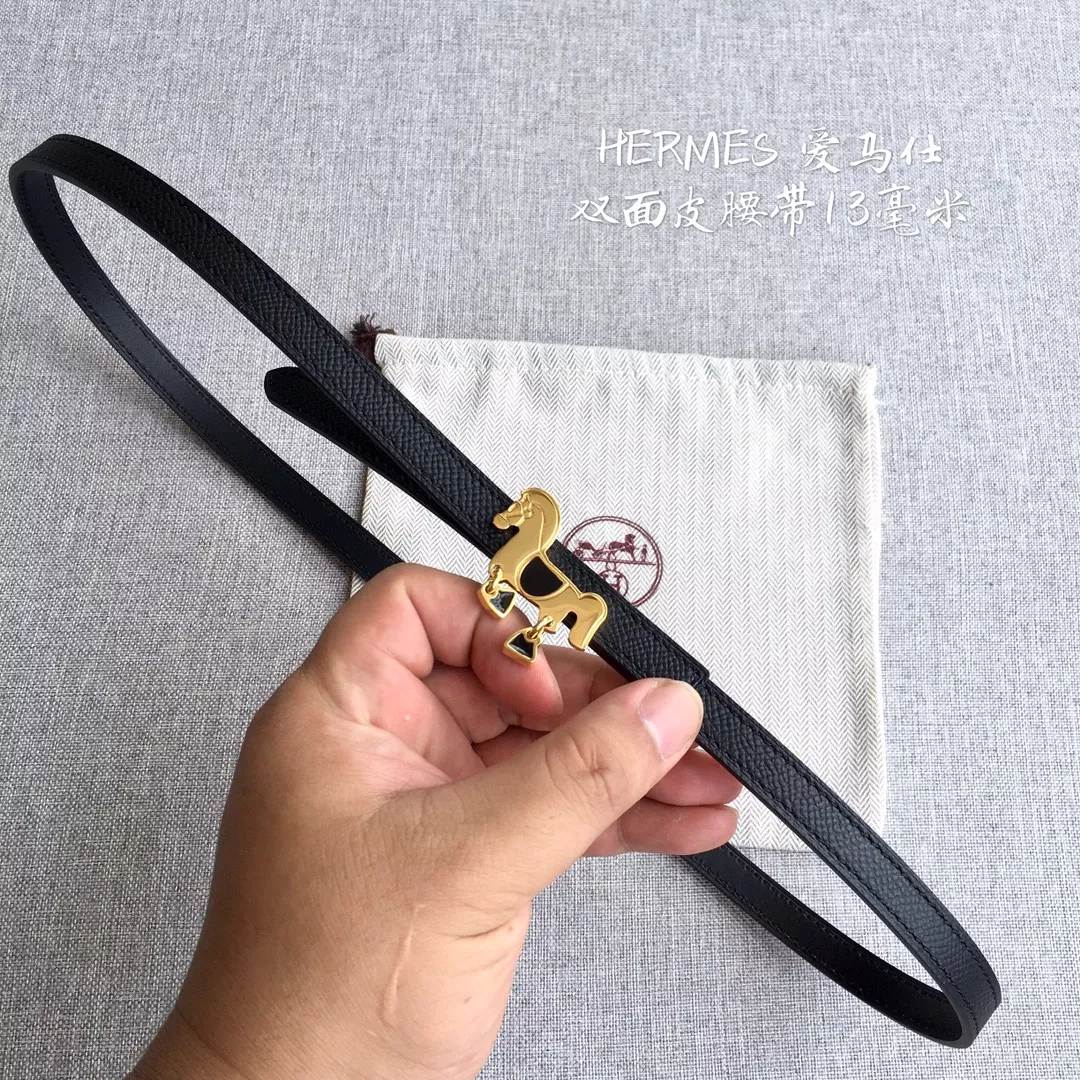 Comfortable 7719 Hermes AAA Quality Belts In 1.3cm For Women