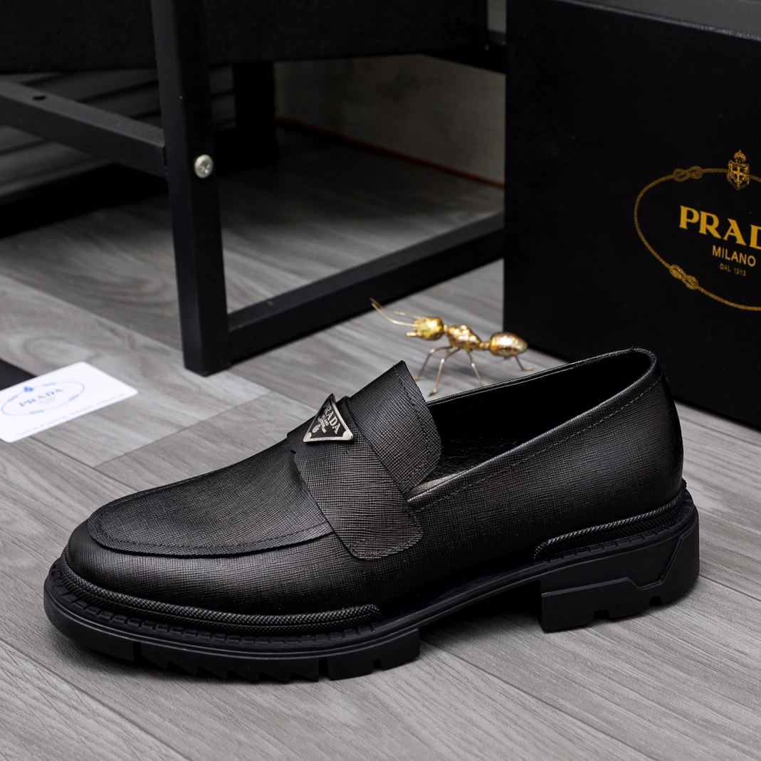 Comfortable 7747 Prada Leather Shoes For Men