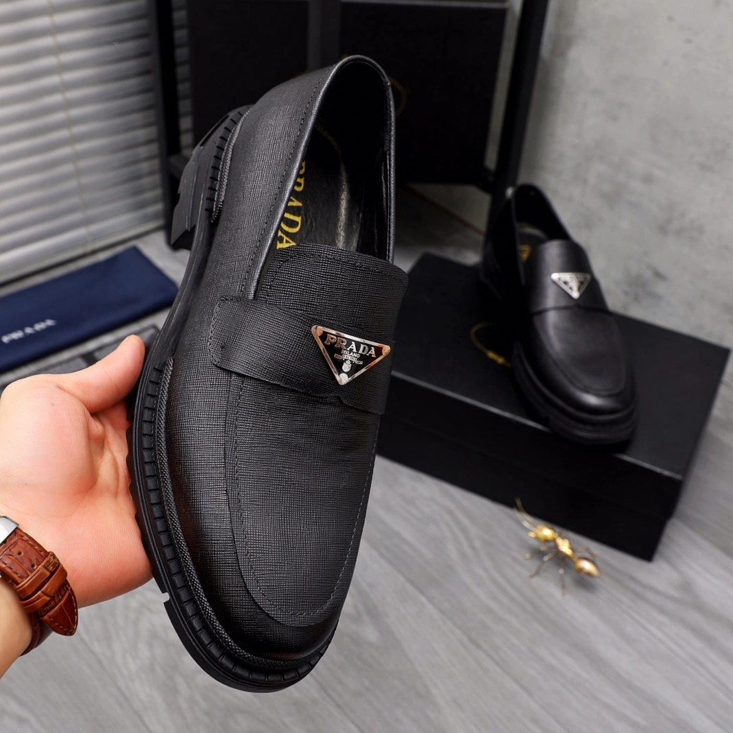 Comfortable 7747 Prada Leather Shoes For Men