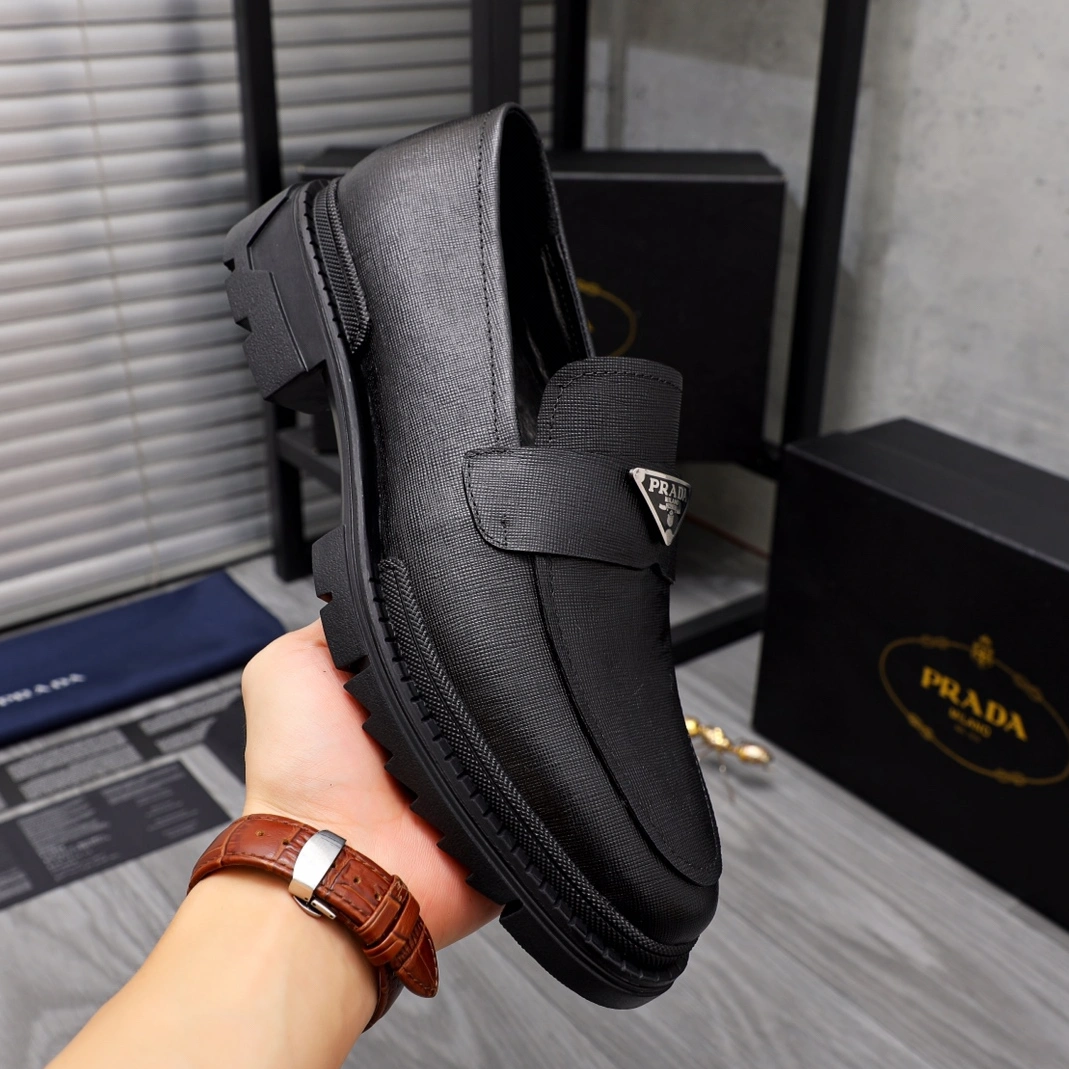 Comfortable 7747 Prada Leather Shoes For Men