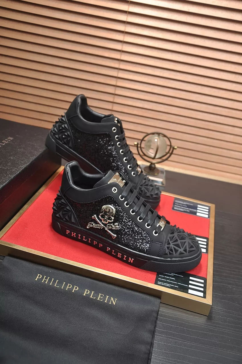 Comfortable 7827 Philipp Plein PP High Tops Shoes For Men