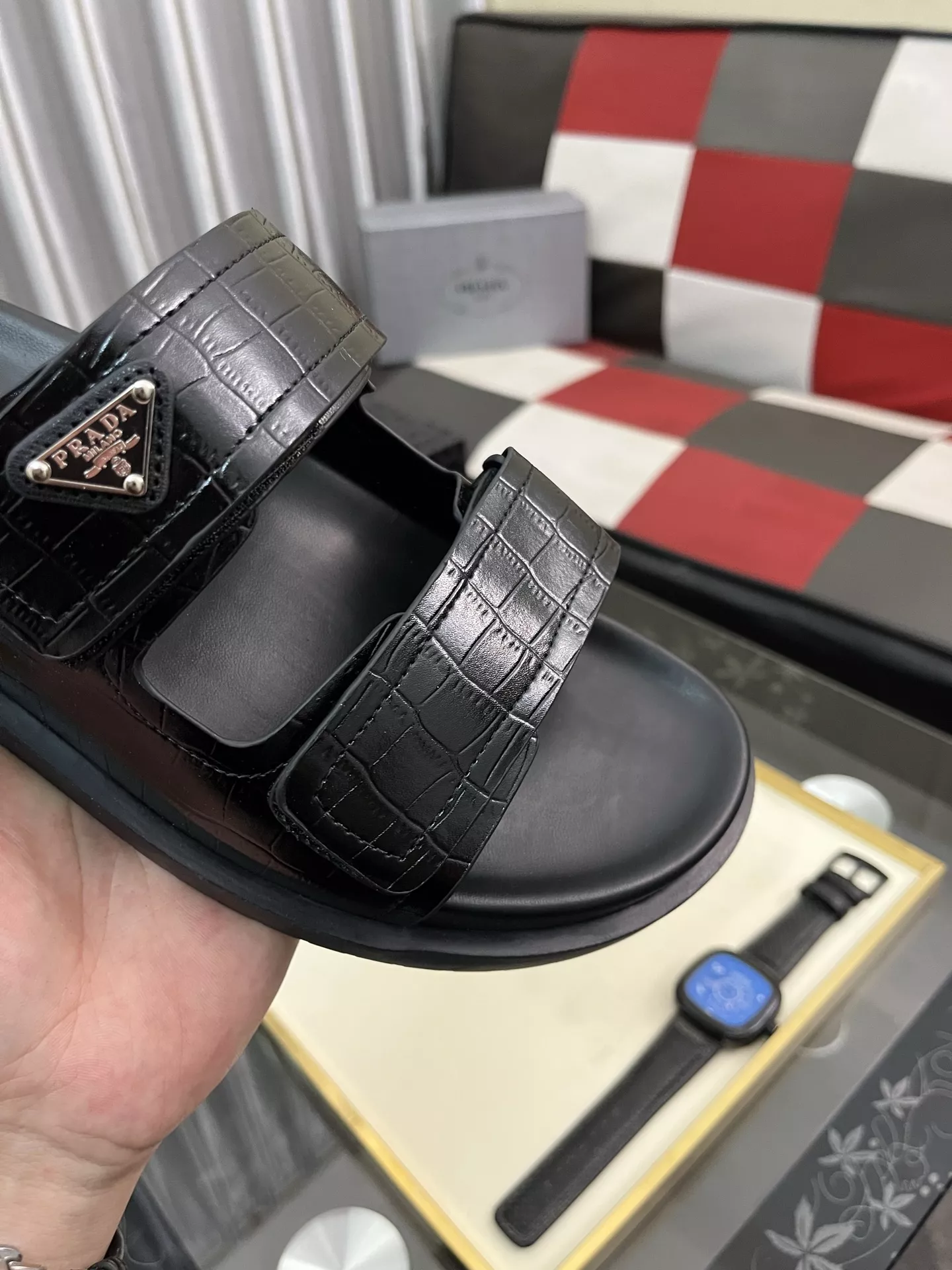Comfortable 7894 Prada Slippers For Men