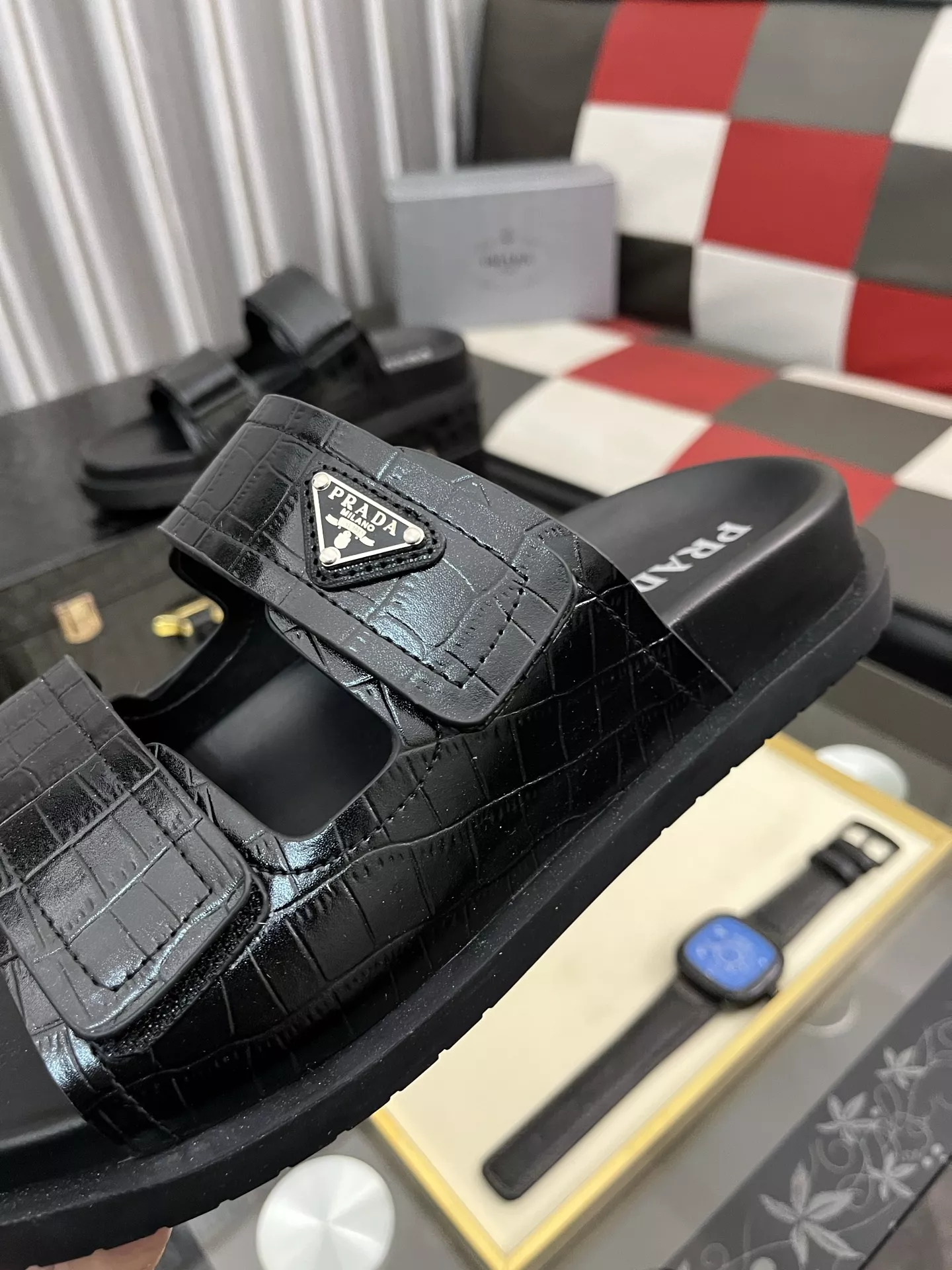 Comfortable 7894 Prada Slippers For Men