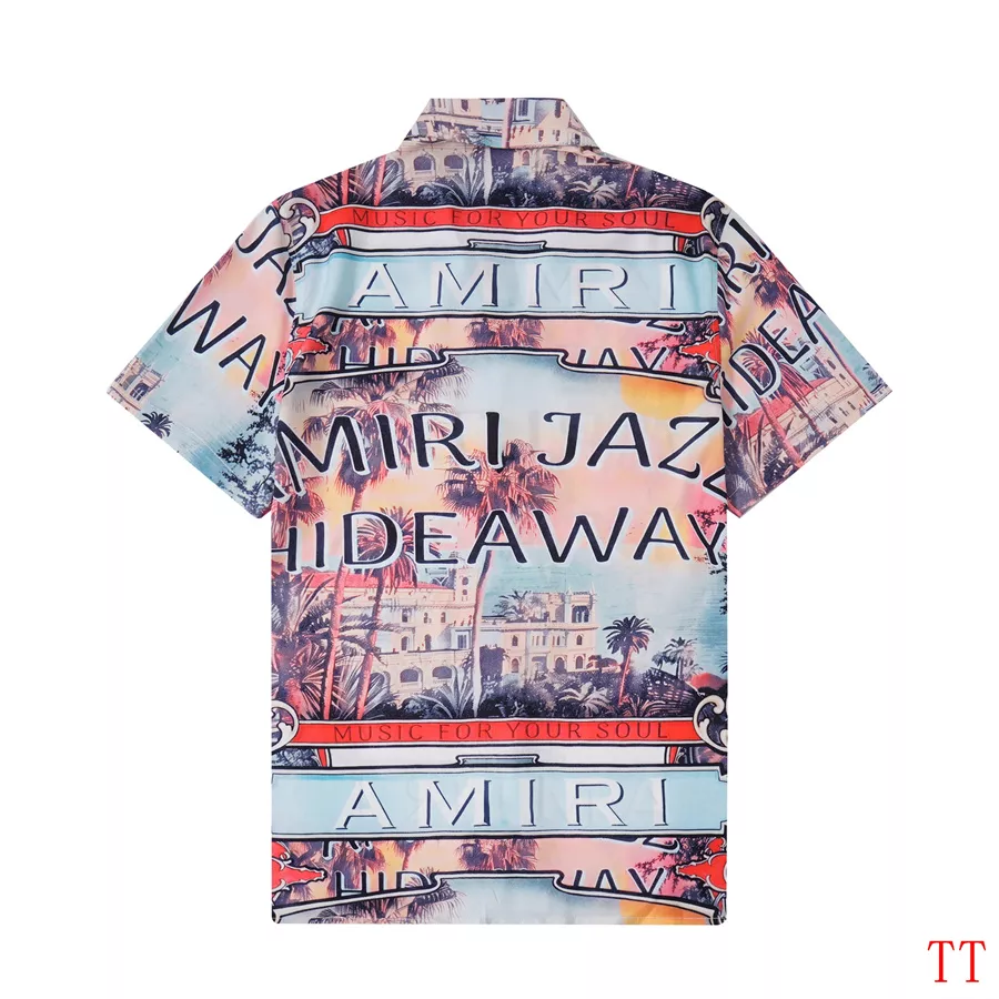Comfortable 8029 Amiri Tracksuits Short Sleeved For Men
