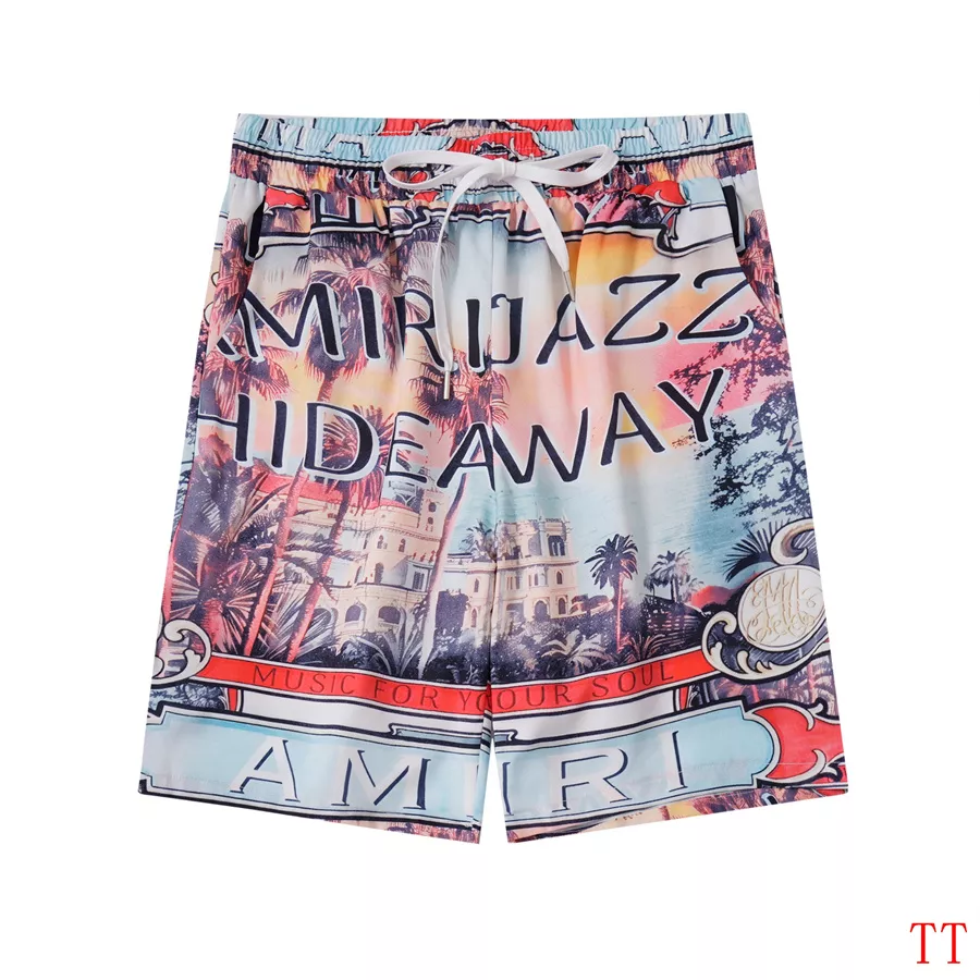 Comfortable 8029 Amiri Tracksuits Short Sleeved For Men