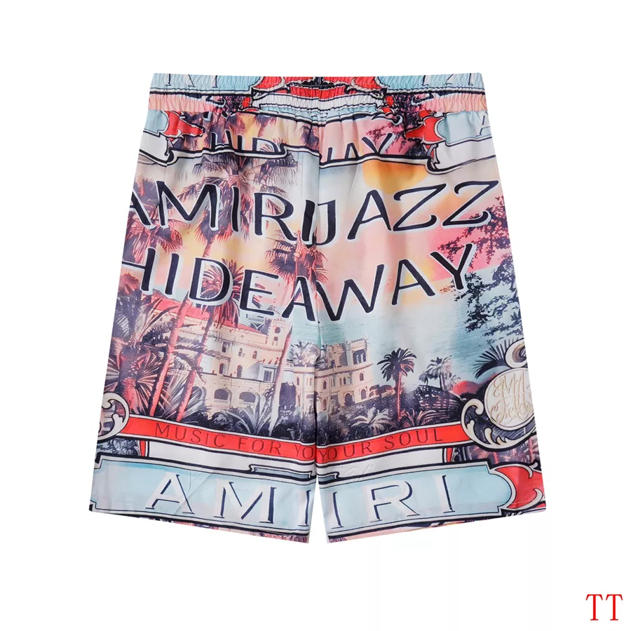 Comfortable 8029 Amiri Tracksuits Short Sleeved For Men