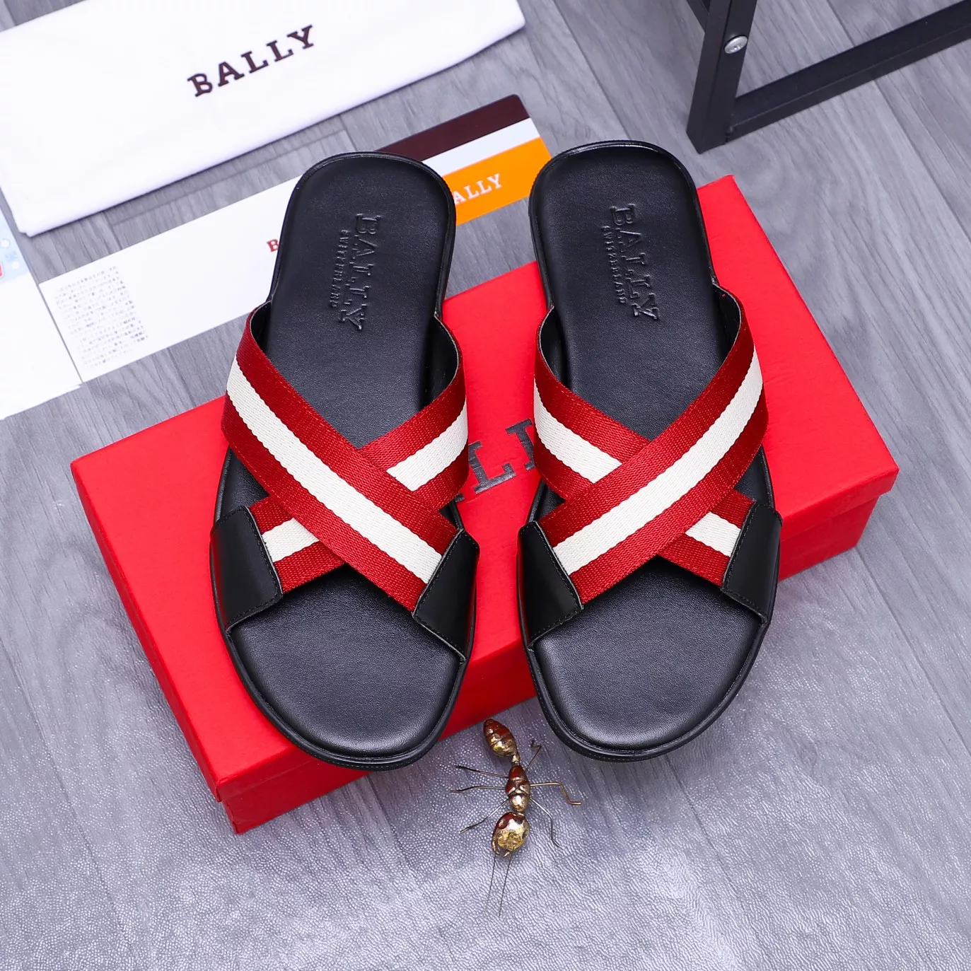 Comfortable 8059 Bally Slippers For Men