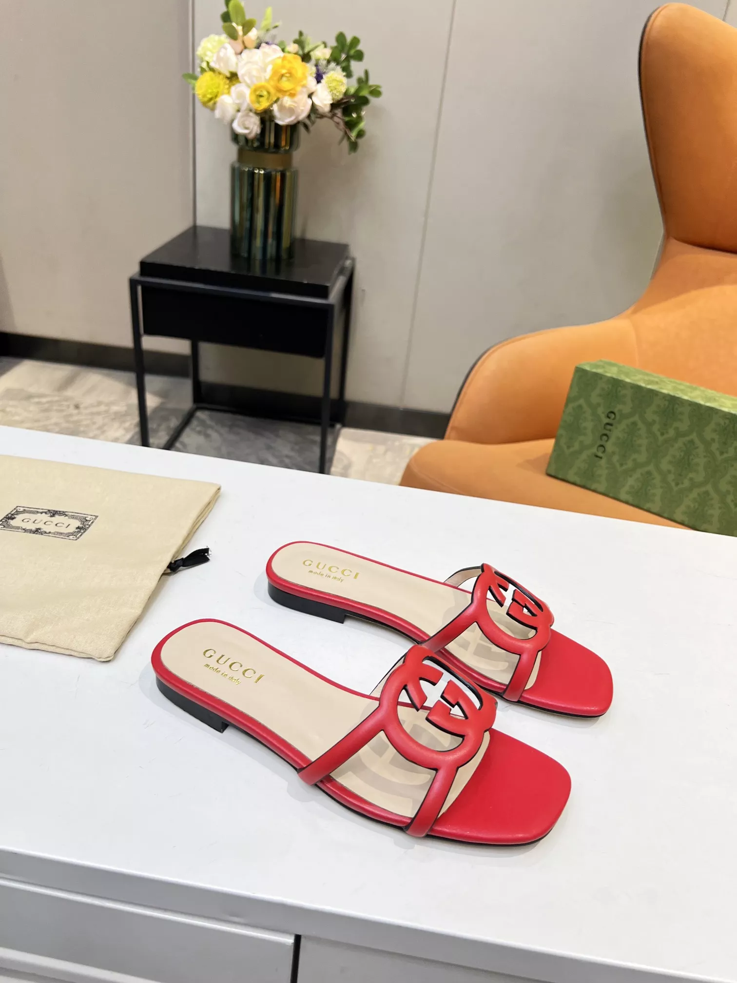 Comfortable 8143 Gucci Slippers For Women