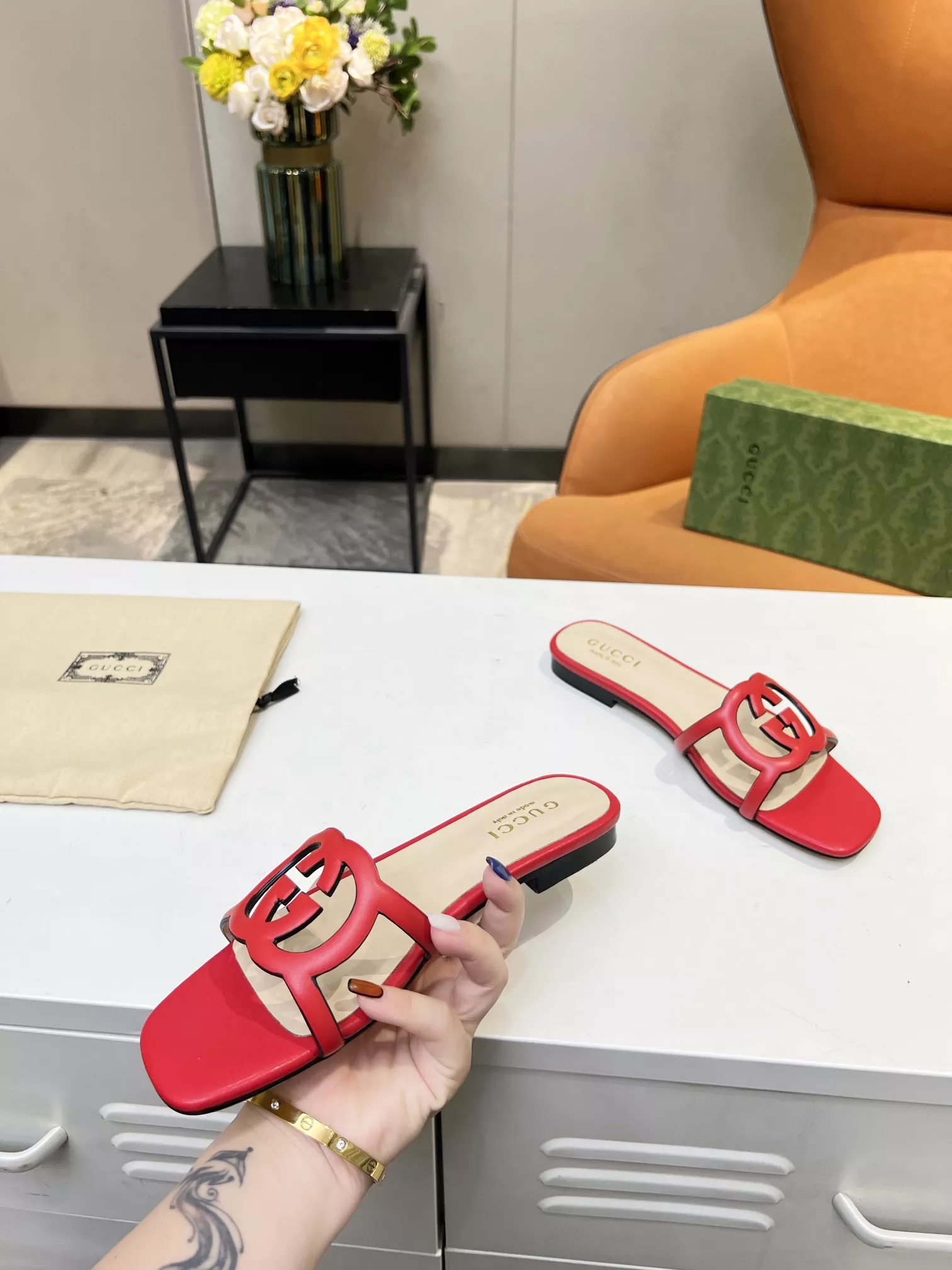 Comfortable 8143 Gucci Slippers For Women