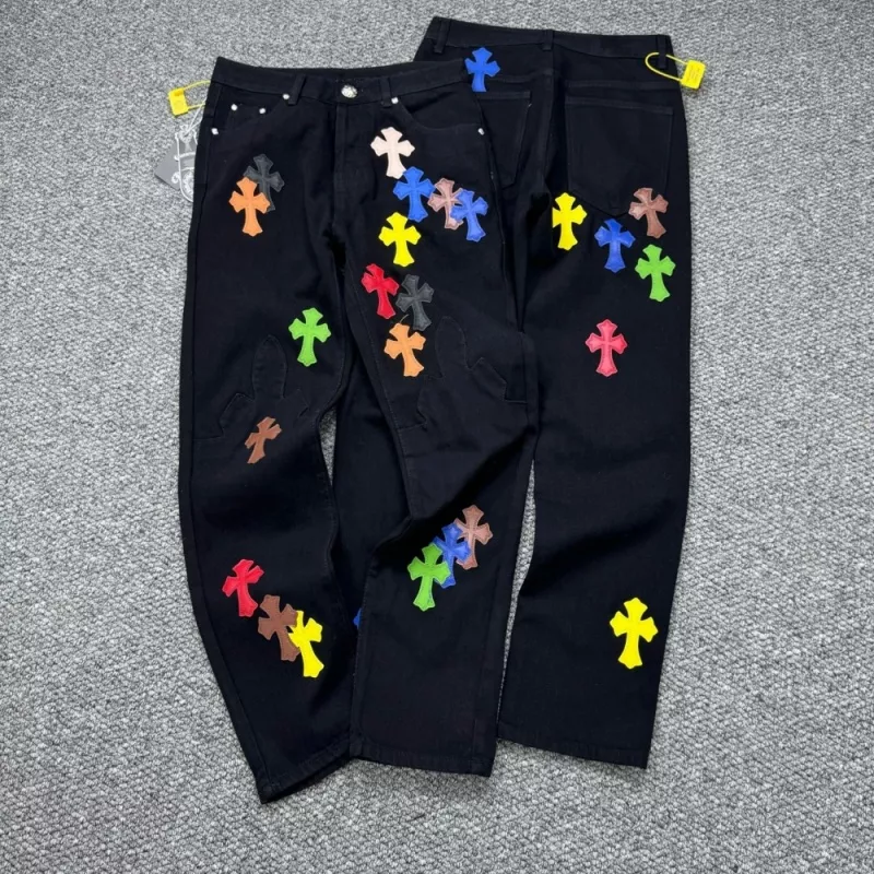 Comfortable 8156 Chrome Hearts Jeans For Unisex