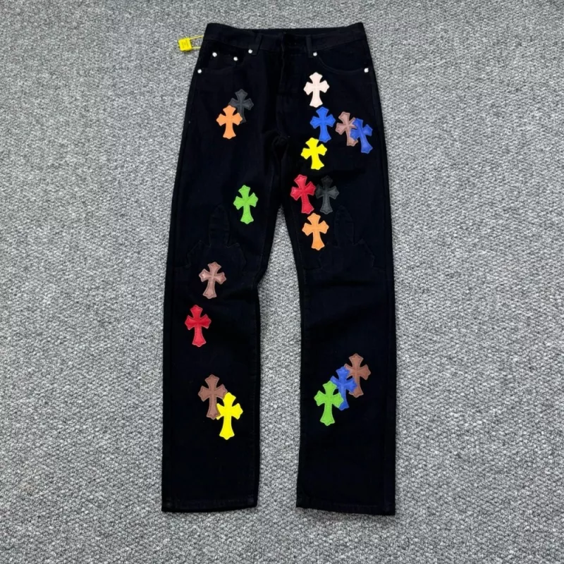 Comfortable 8156 Chrome Hearts Jeans For Unisex
