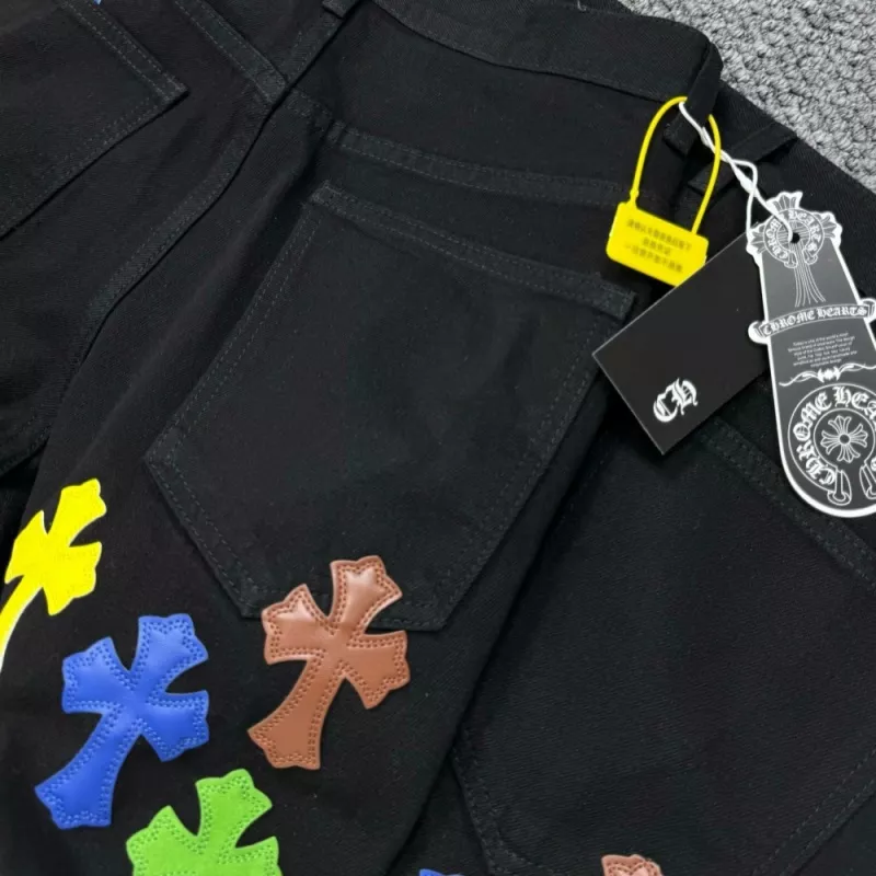 Comfortable 8156 Chrome Hearts Jeans For Unisex