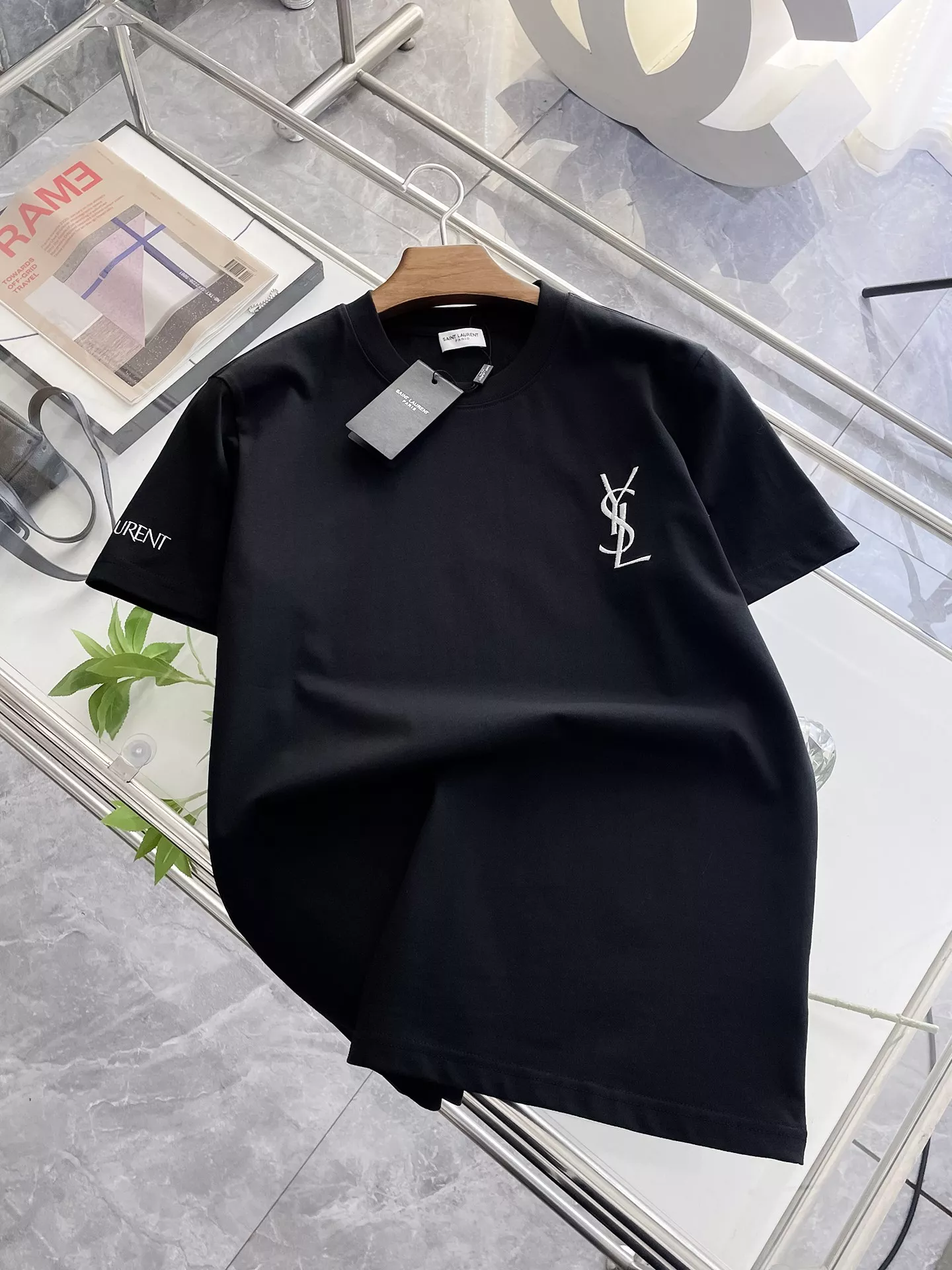 Comfortable 818 Yves Saint Laurent YSL T-shirts Short Sleeved For Men