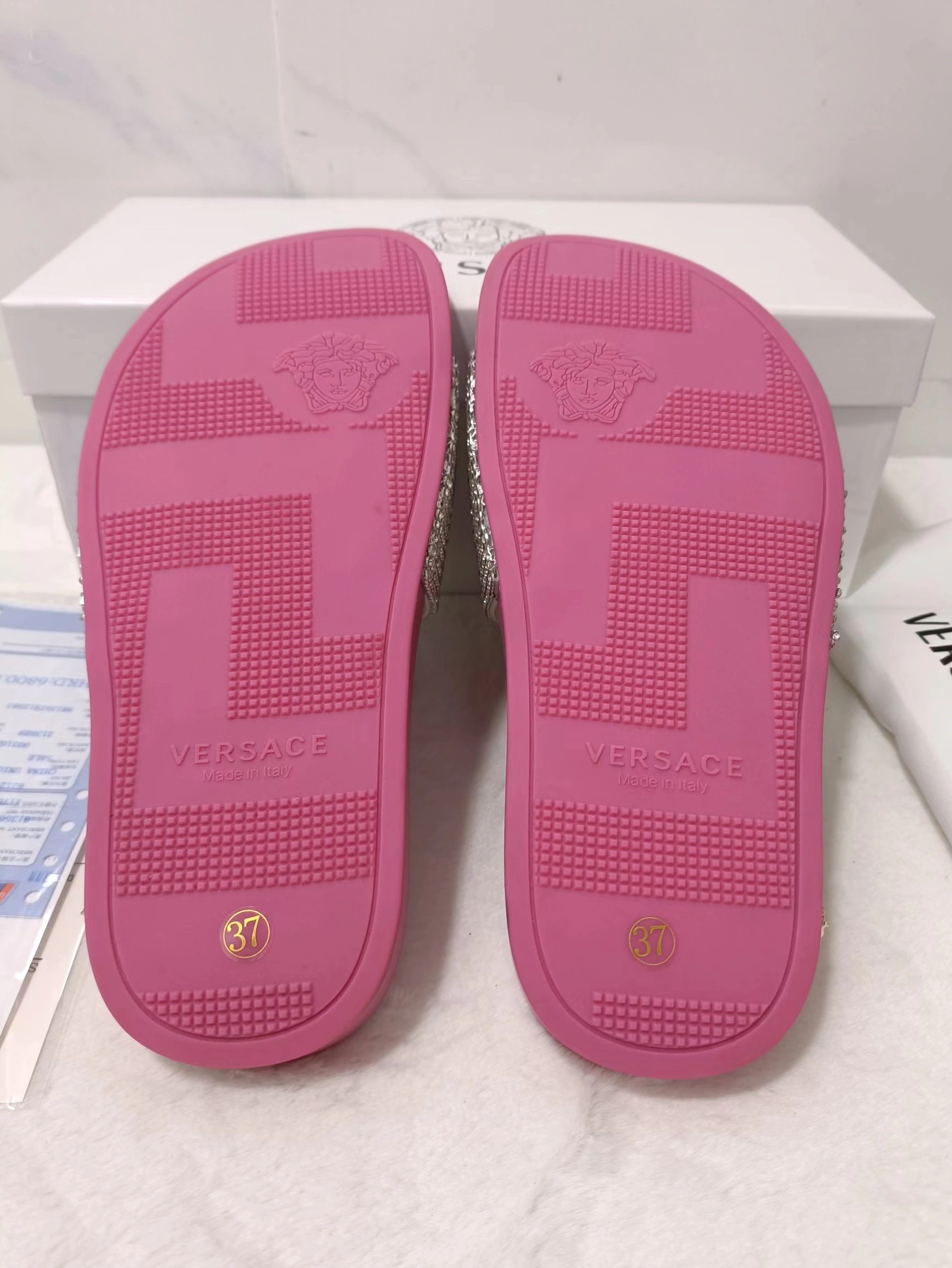 Comfortable 8546 Versace Slippers For Women