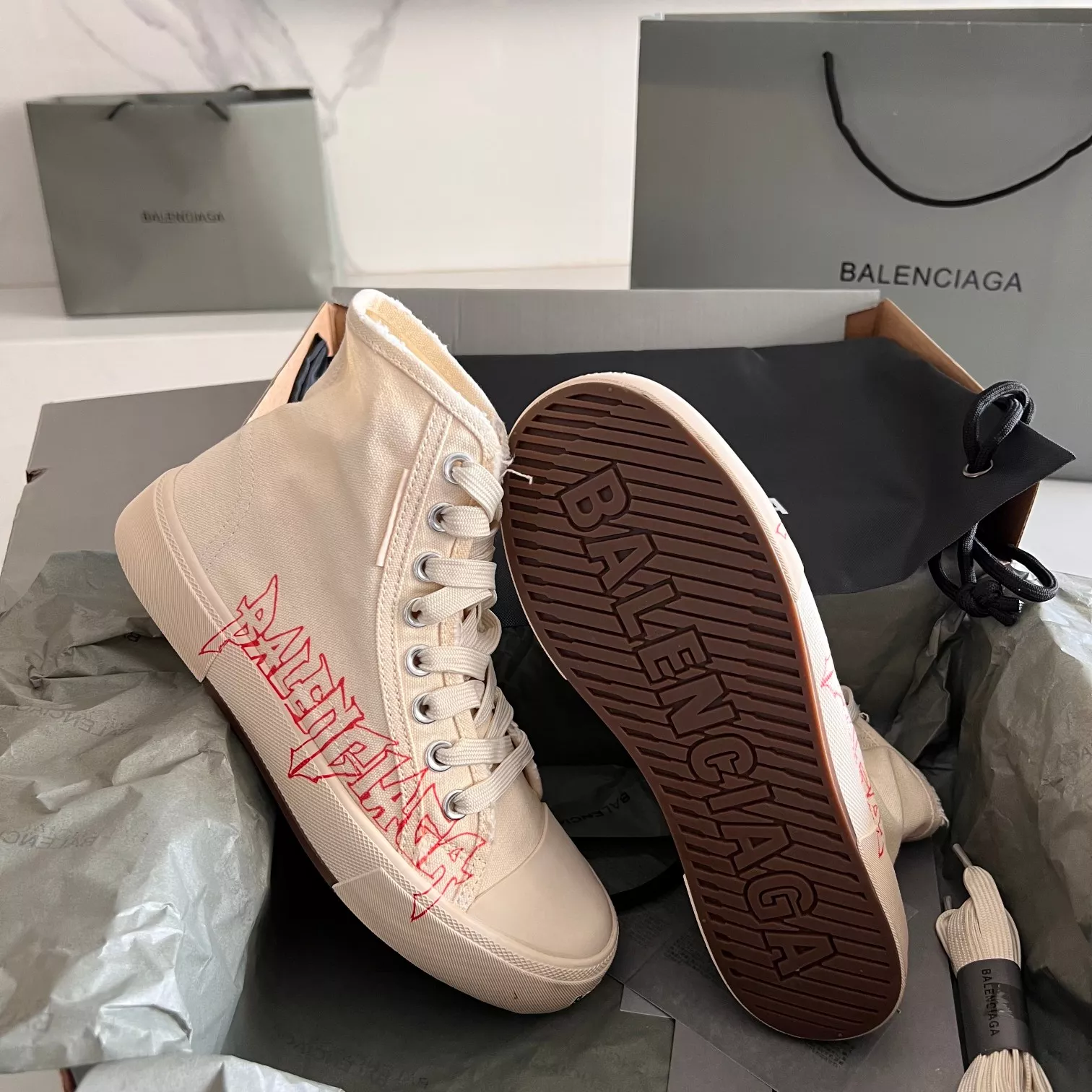Comfortable 8599 Balenciaga High Tops Shoes For Men