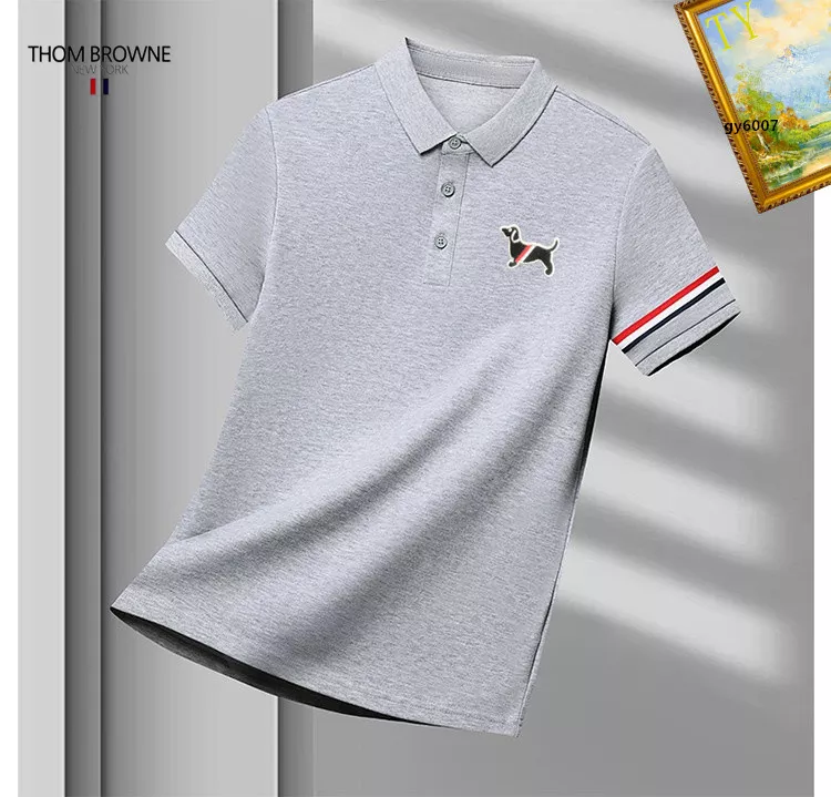 Comfortable 8635 Thom Browne TB T-Shirts Short Sleeved For Men