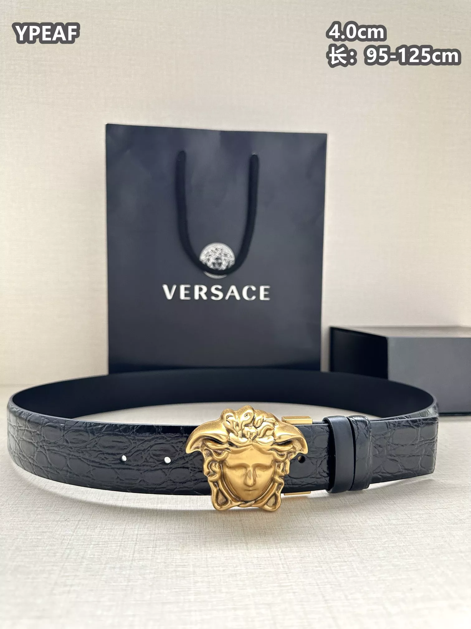 Comfortable 8644 Versace AAA Quality Belts For Men