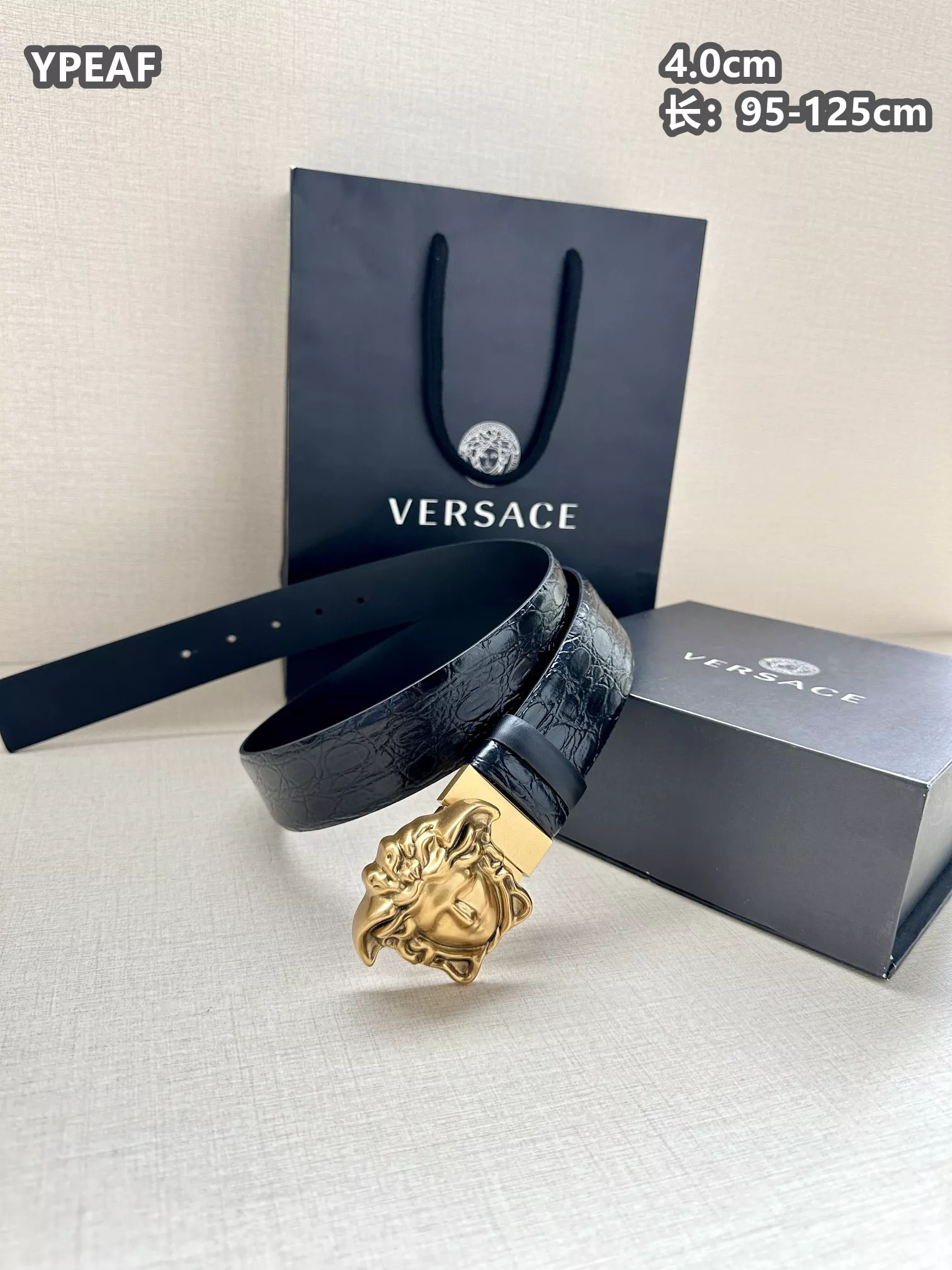 Comfortable 8644 Versace AAA Quality Belts For Men