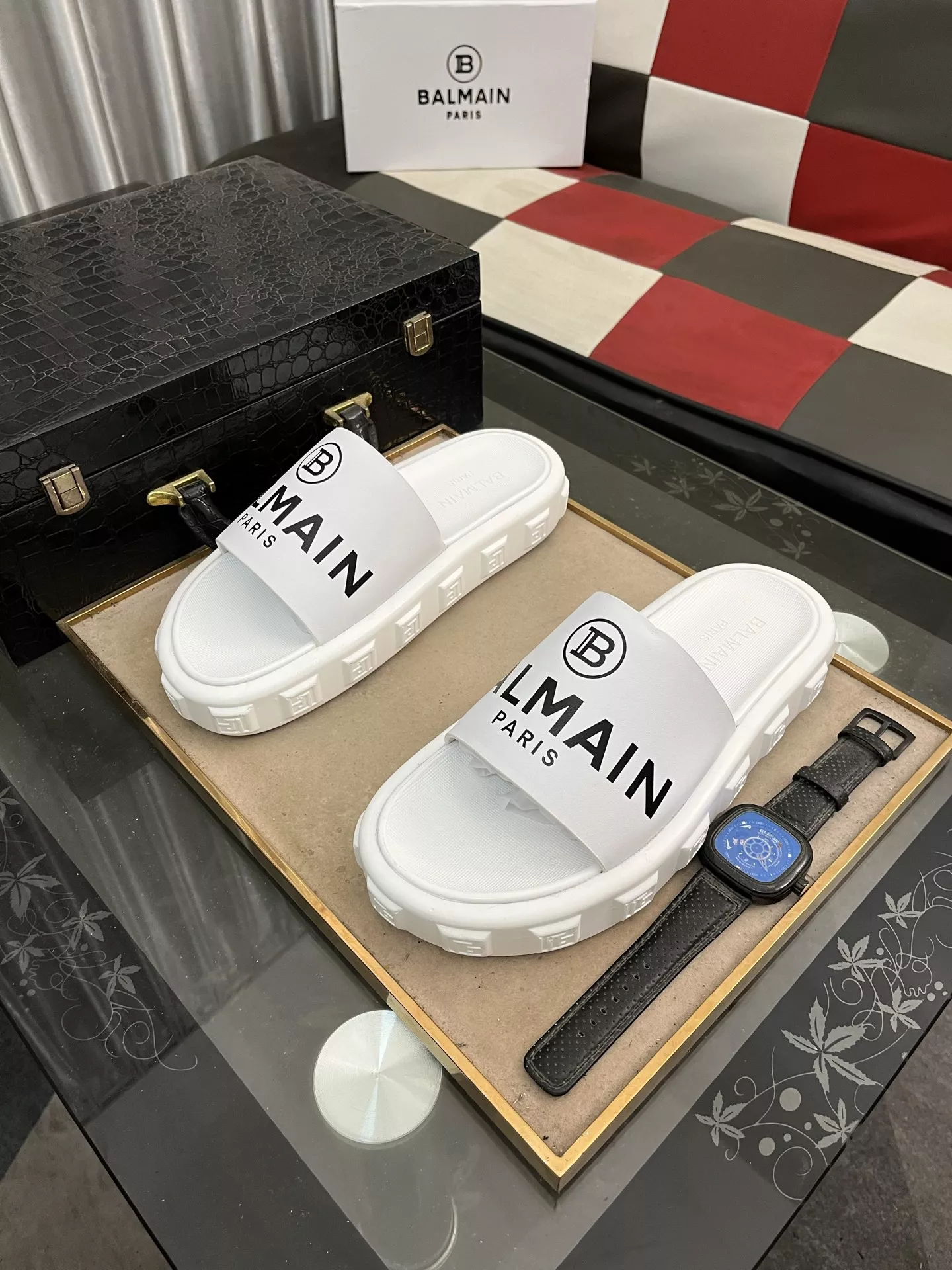 Comfortable 868 Balmain Slippers For Men