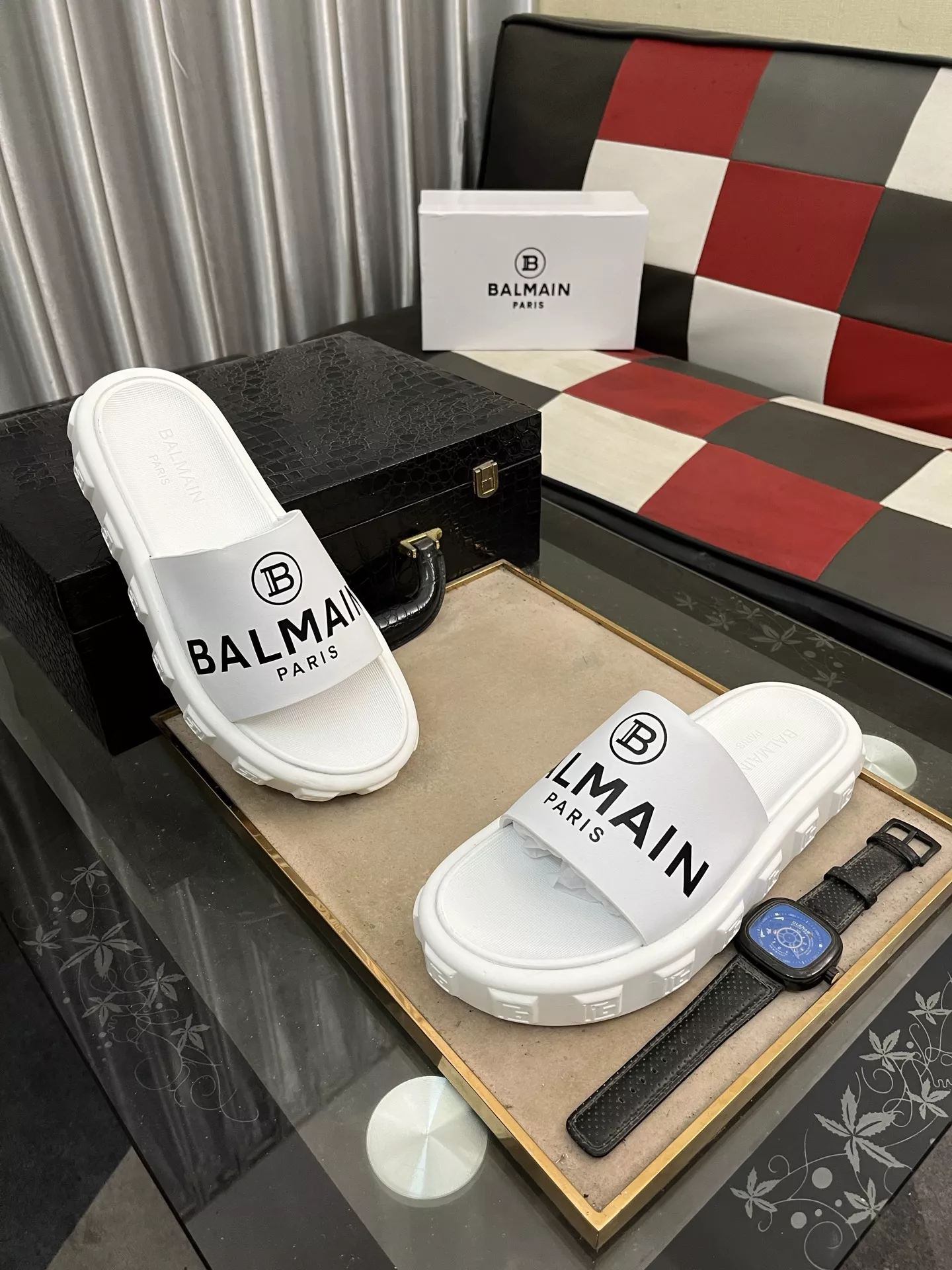 Comfortable 868 Balmain Slippers For Men