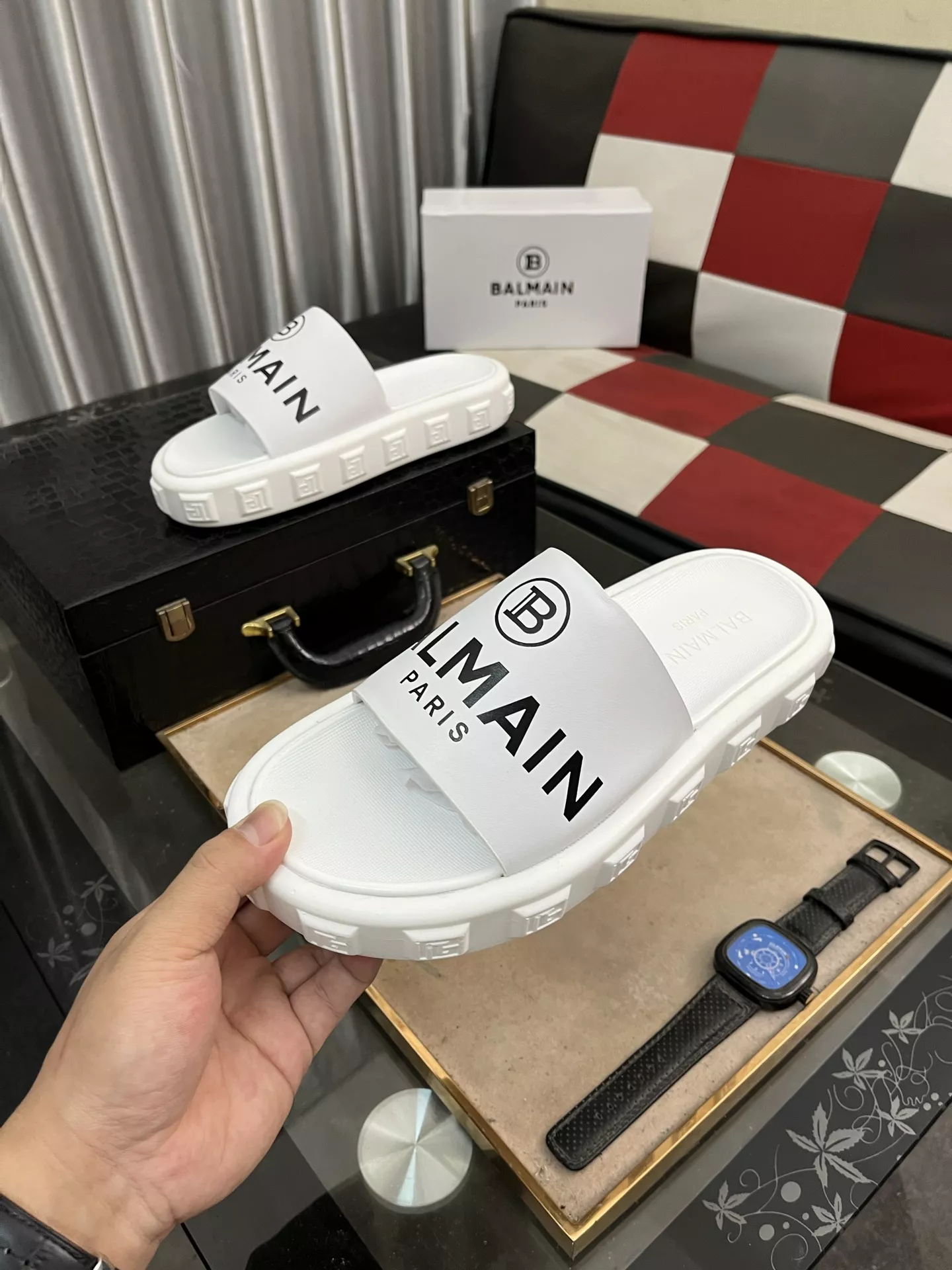Comfortable 868 Balmain Slippers For Men